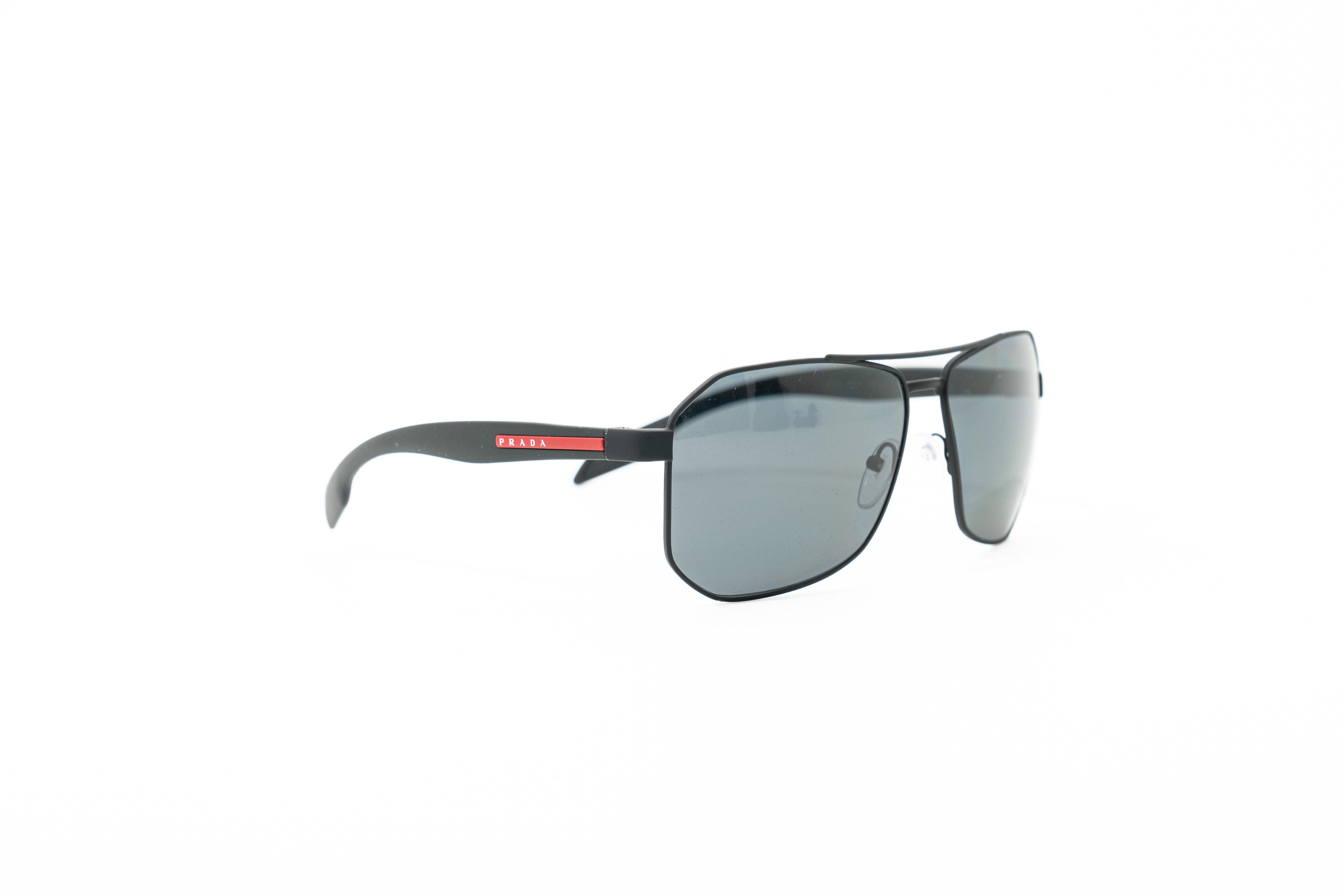 Prada DG0-5Z1 Stainless Steel Sunglasses in Black