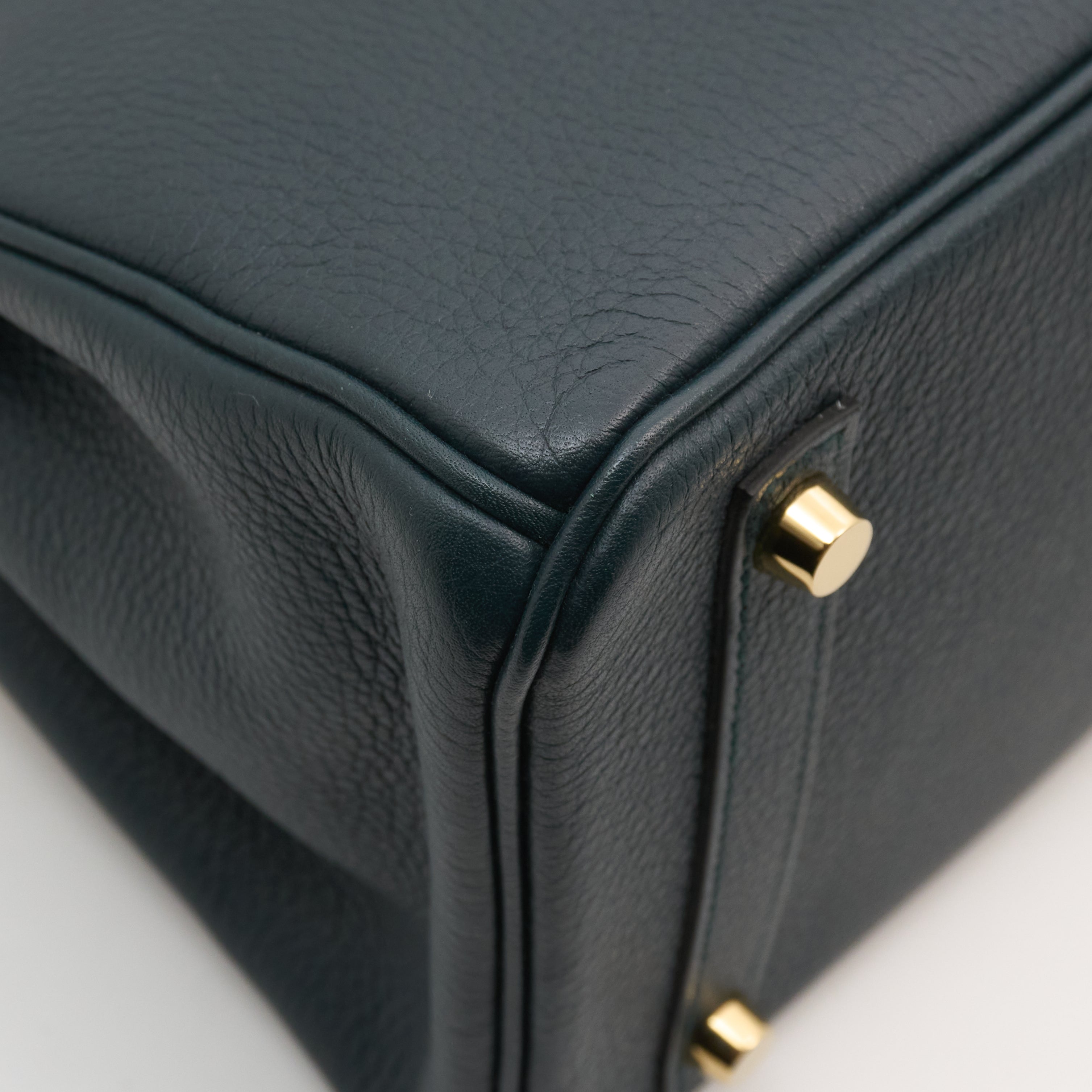 Hermes Birkin 30 Togo Vert Cypress GHW Stamp C