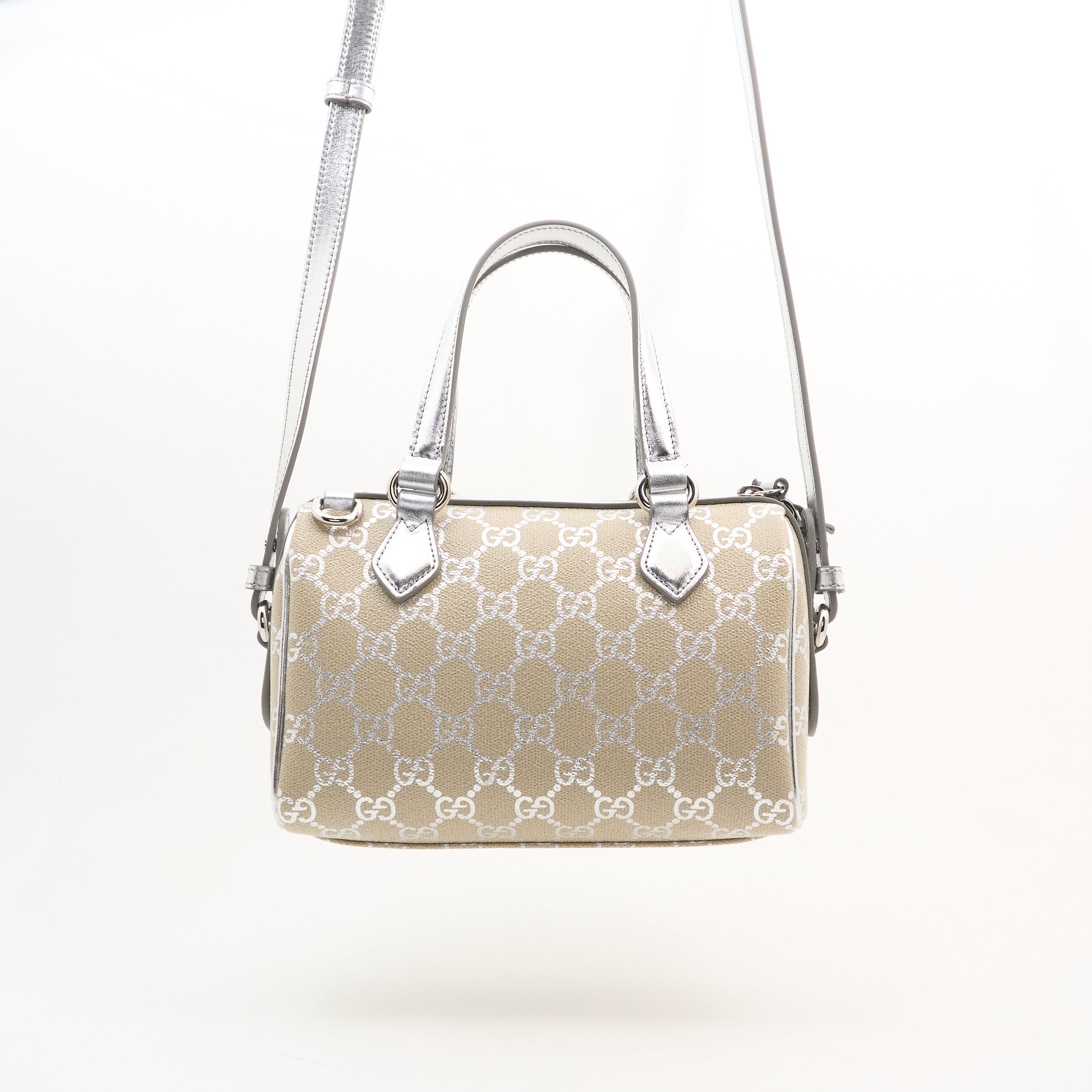 Gucci GG Emblem Small Boston Bag