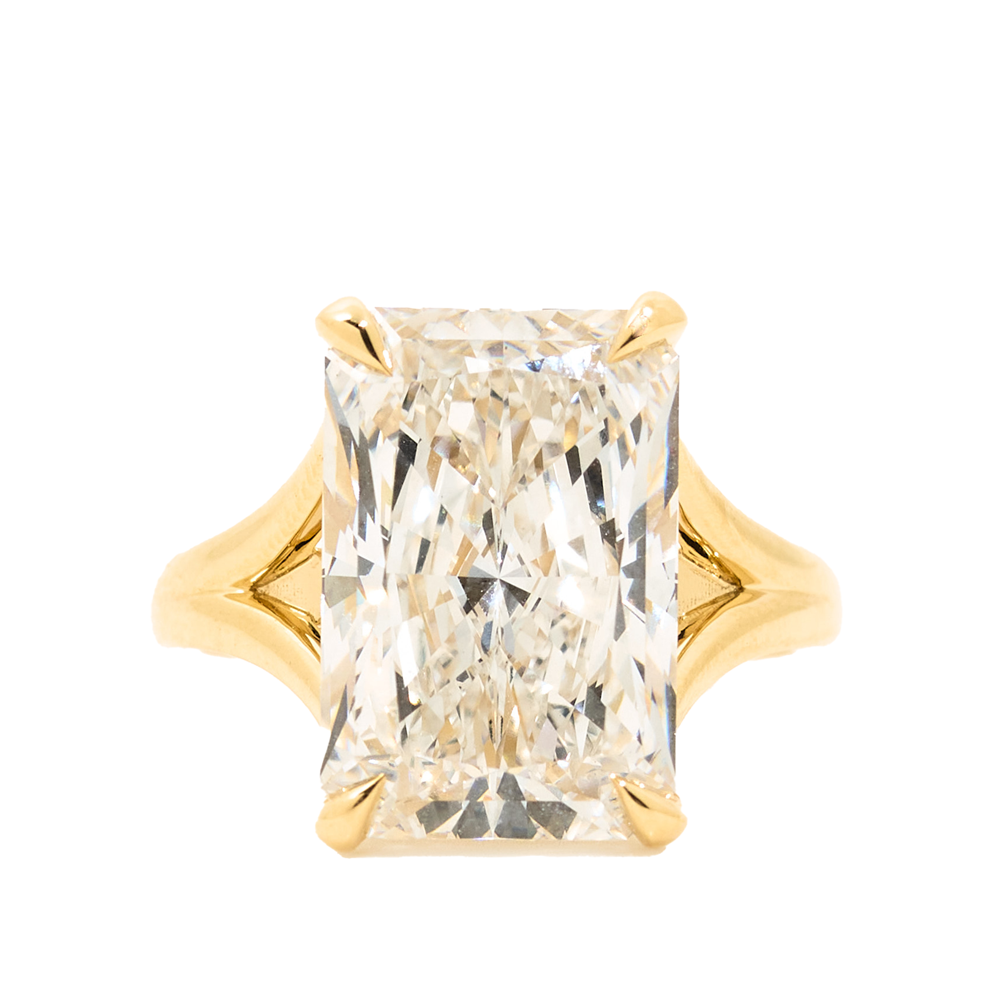 MV&Co Custom 10.22ct Lab-Grown Diamond Solitaire Ring in 18ct Yellow Gold