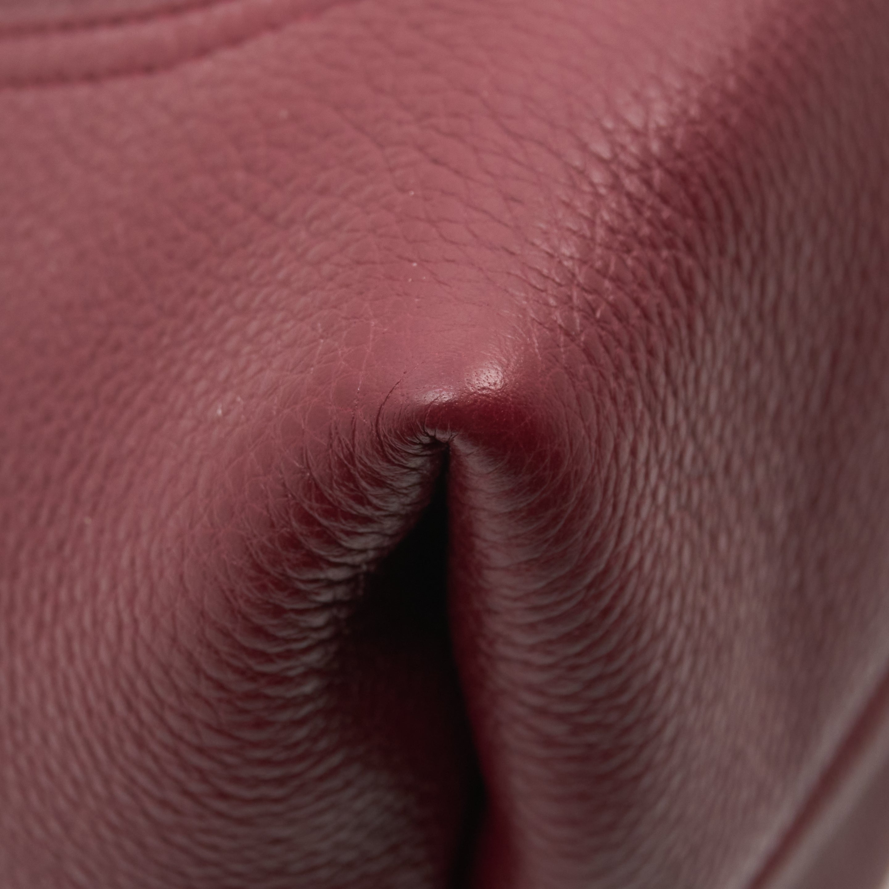 Gucci Softbit Small Burgundy Leather Bag