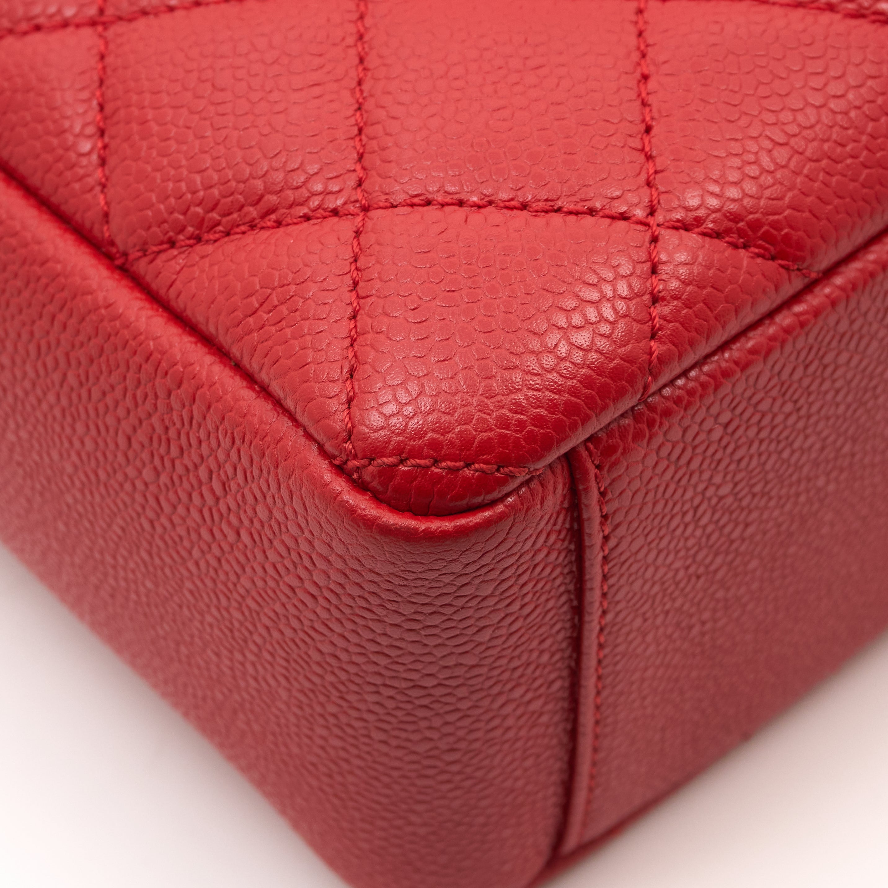 Chanel Red Caviar GST Tote SHW
