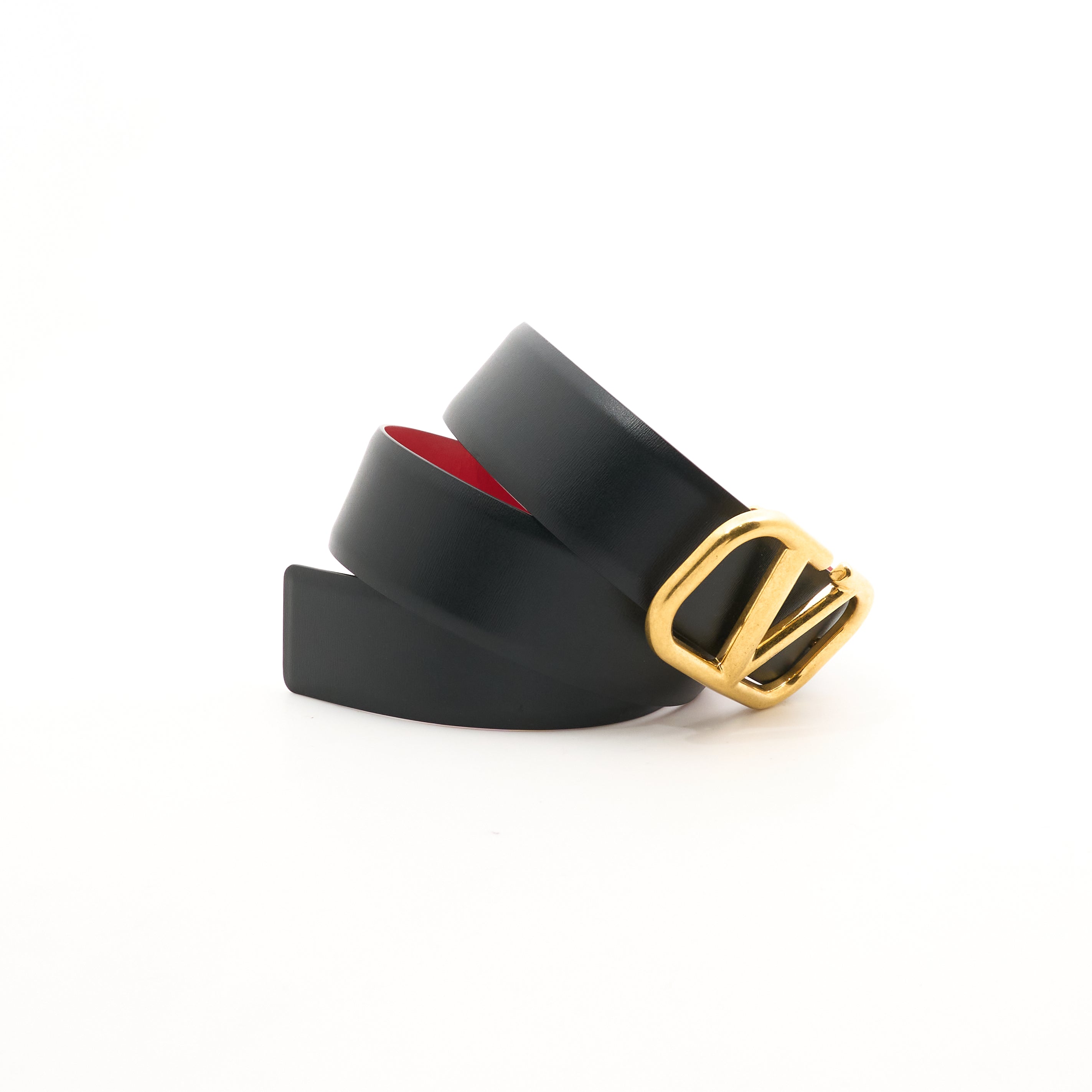 Valentino VLOGO Reversible Leather Belt