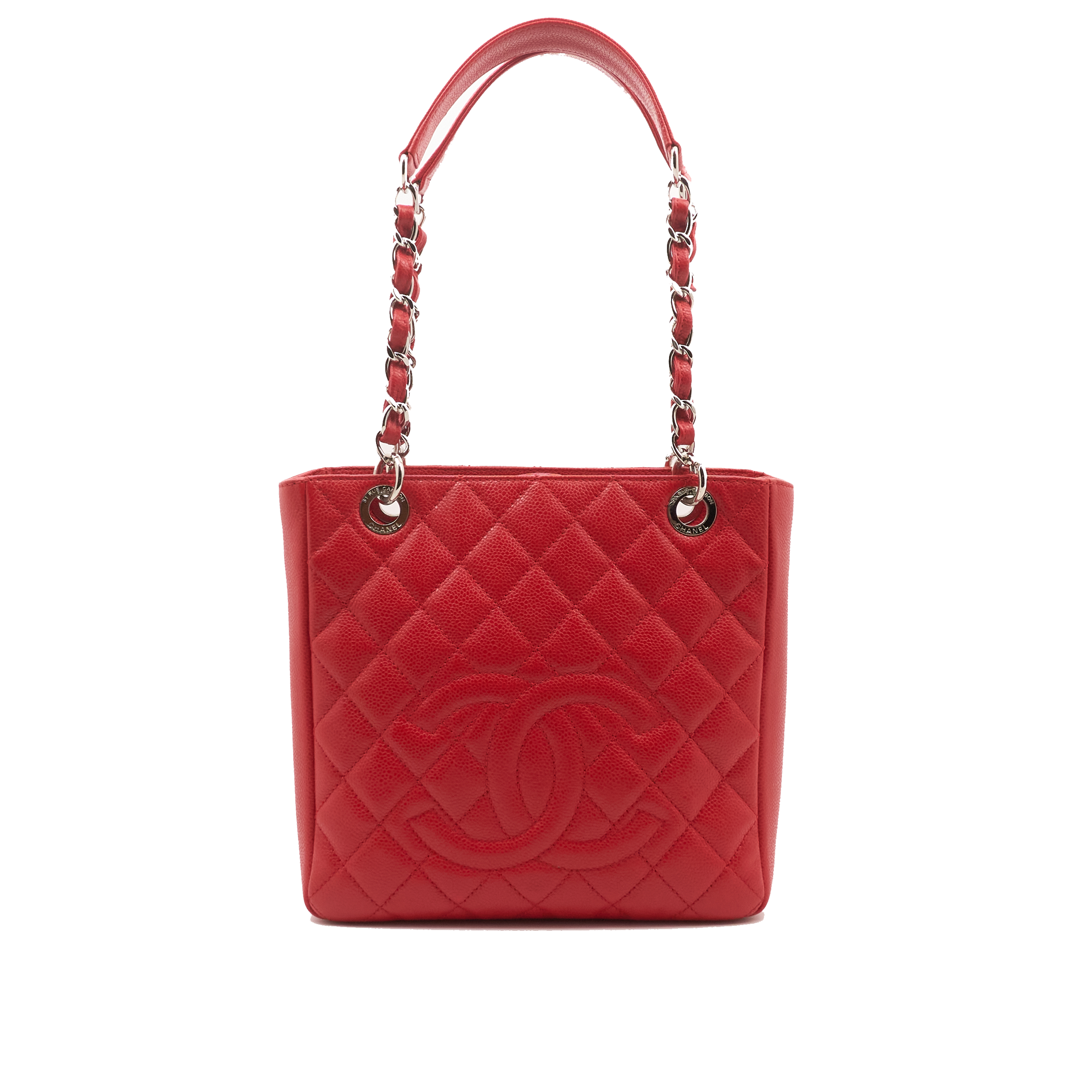 Chanel Red Caviar GST Tote SHW