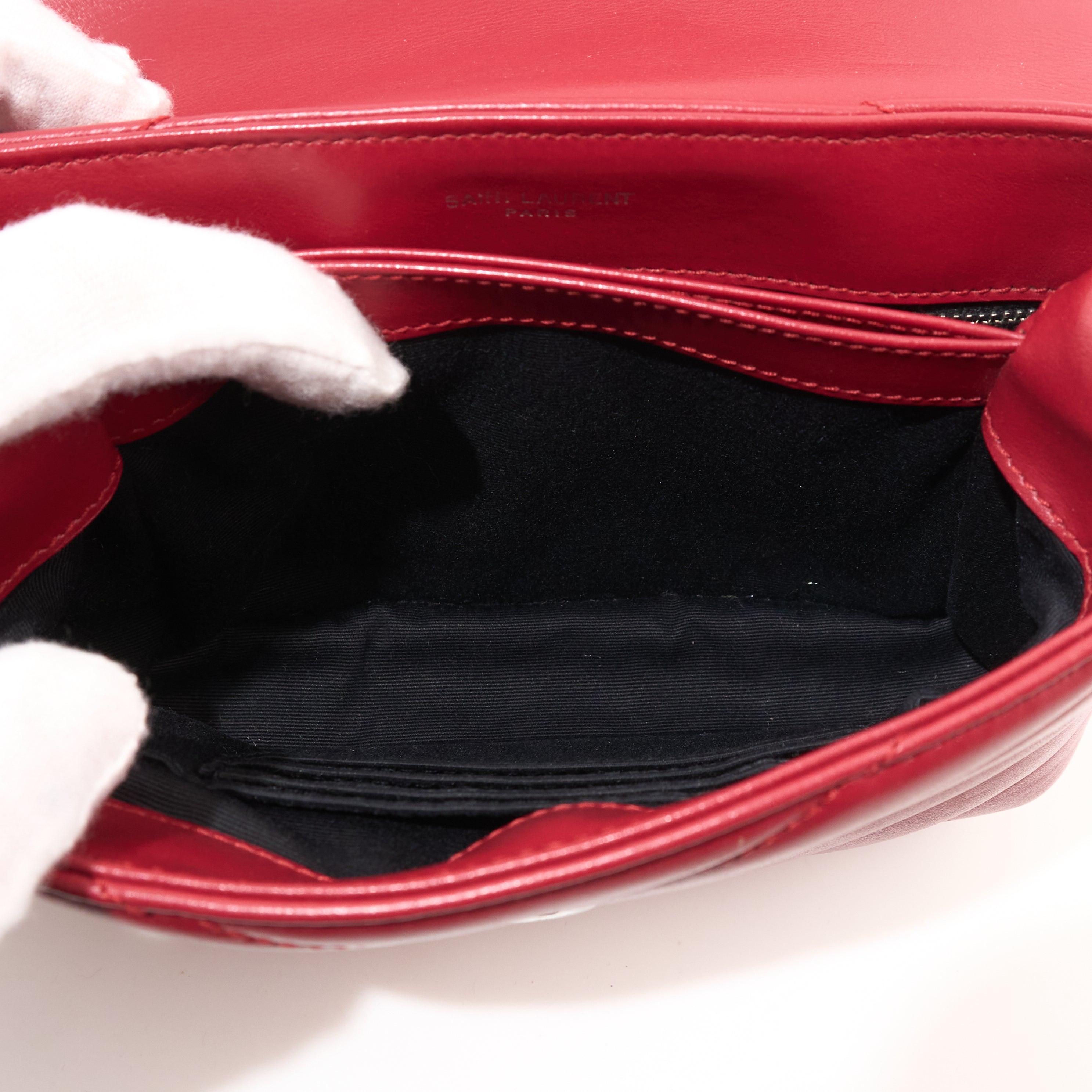 Saint Laurent Red Lou Lou Bag