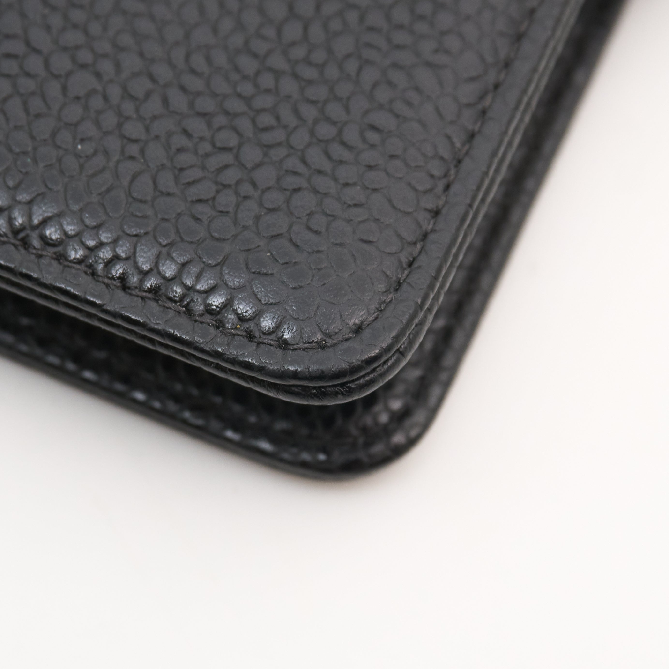 Chanel Agenda Notebook in Black Caviar Leather