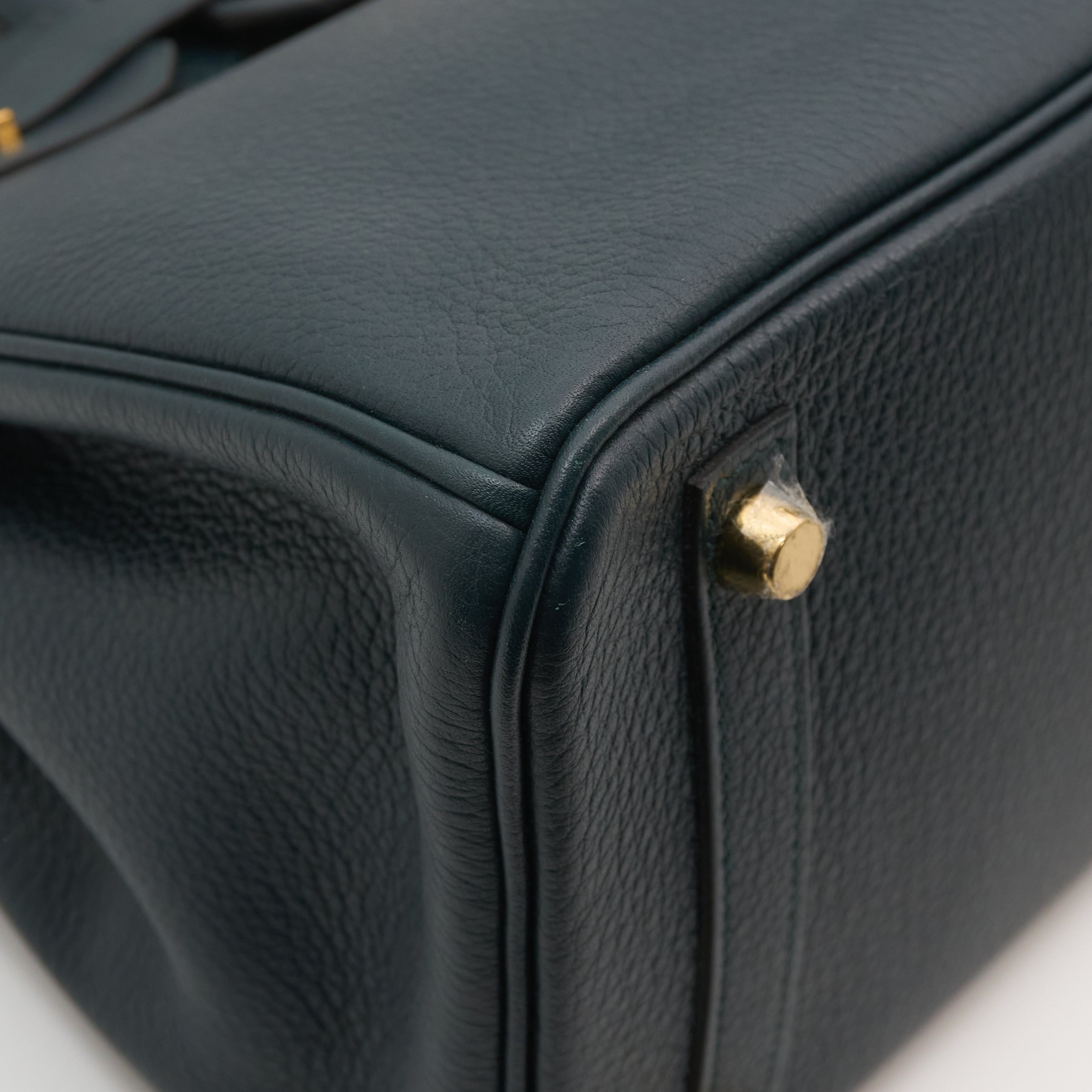 Hermes Birkin 30 Togo Vert Cypress GHW Stamp C