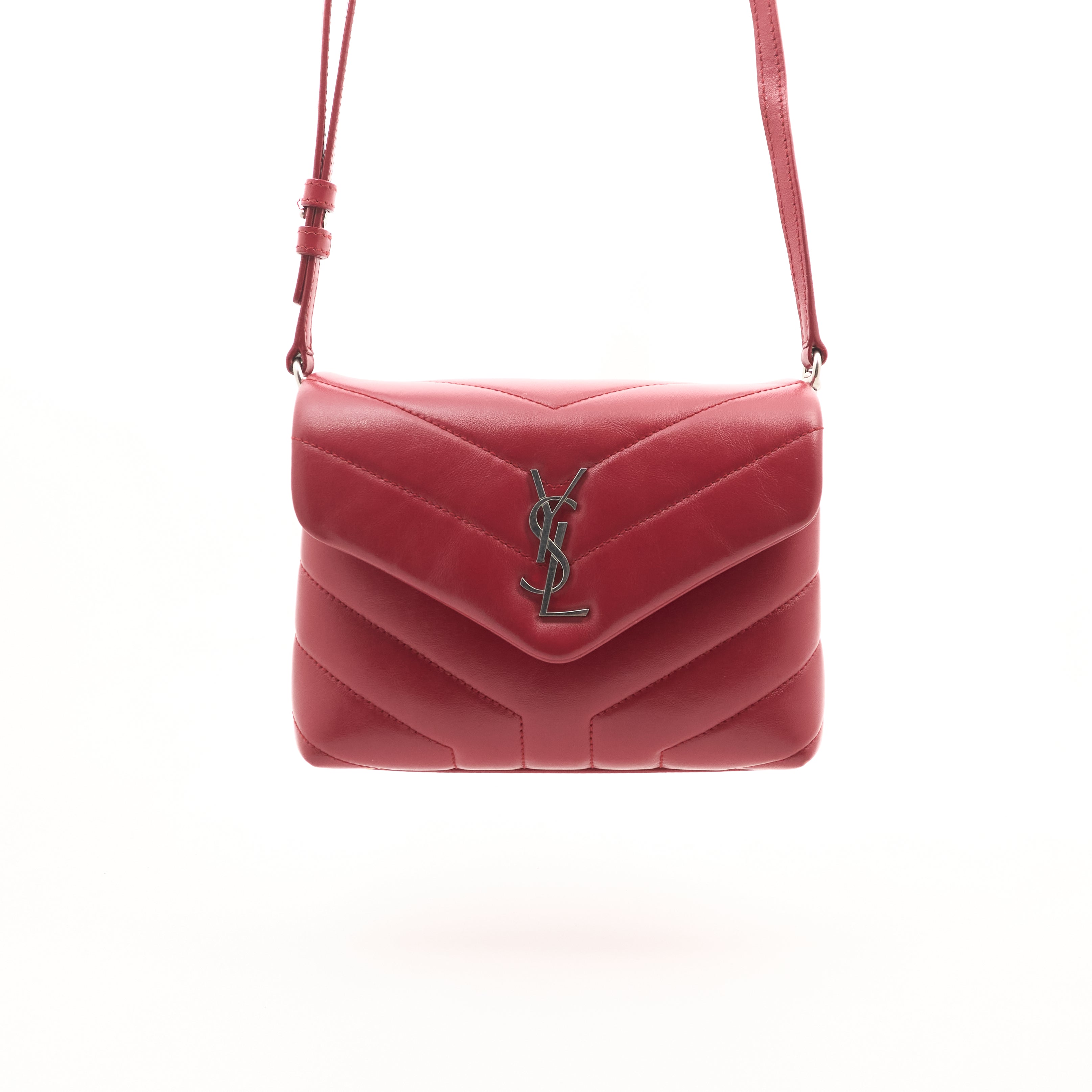 Saint Laurent Red Lou Lou Bag