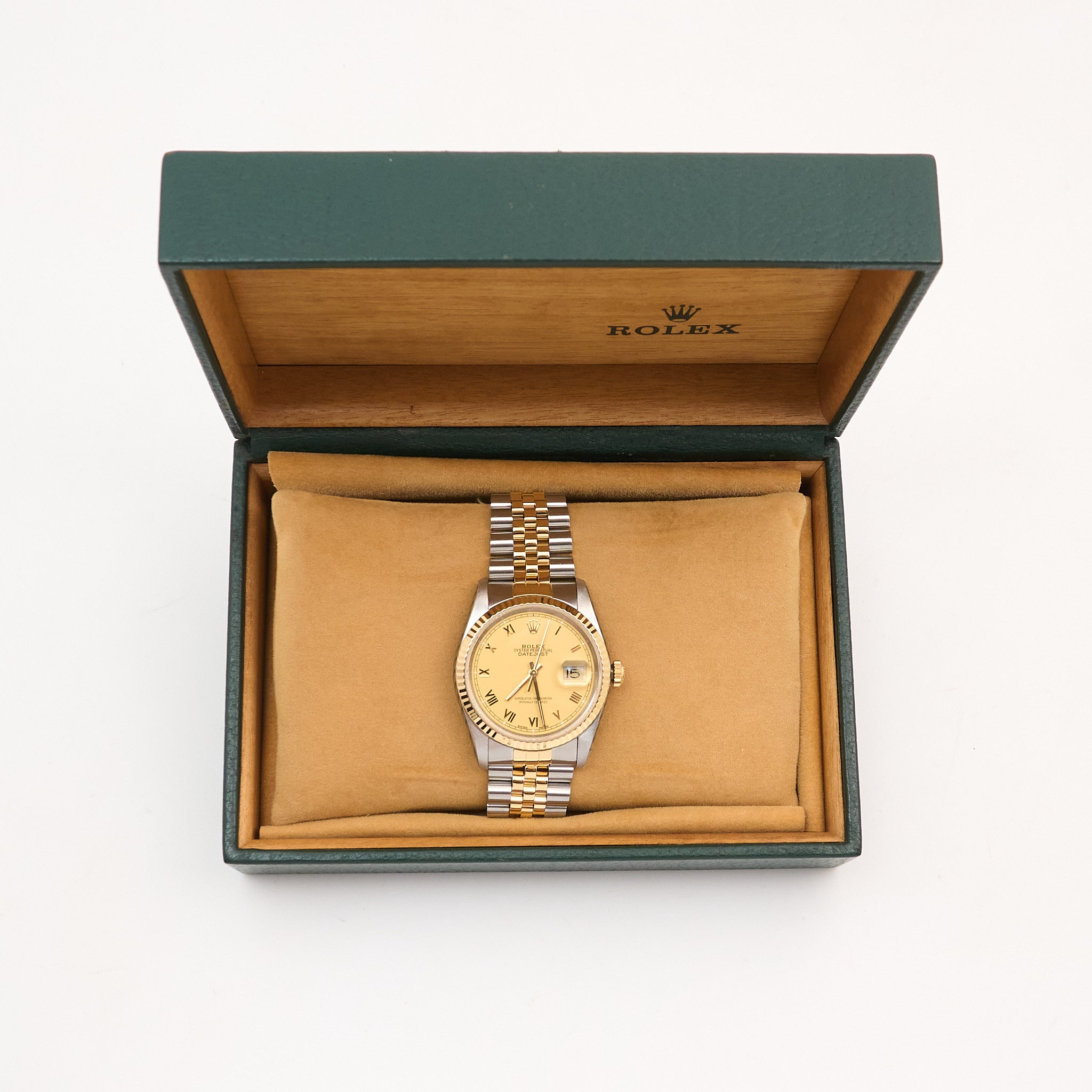 Rolex Datejust 36mm Champagne Roman Dial