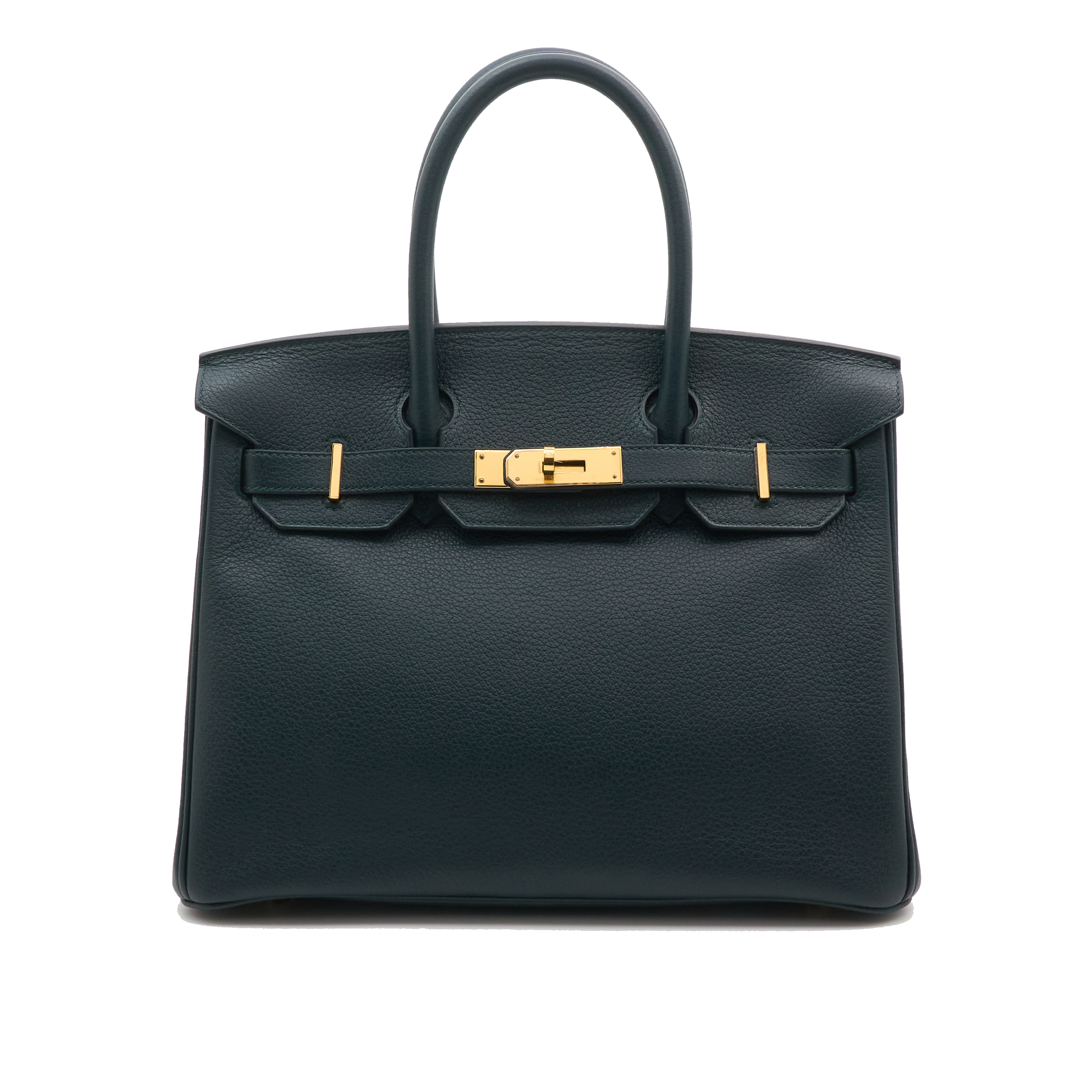 Hermes Birkin 30 Togo Vert Cypress GHW Stamp C