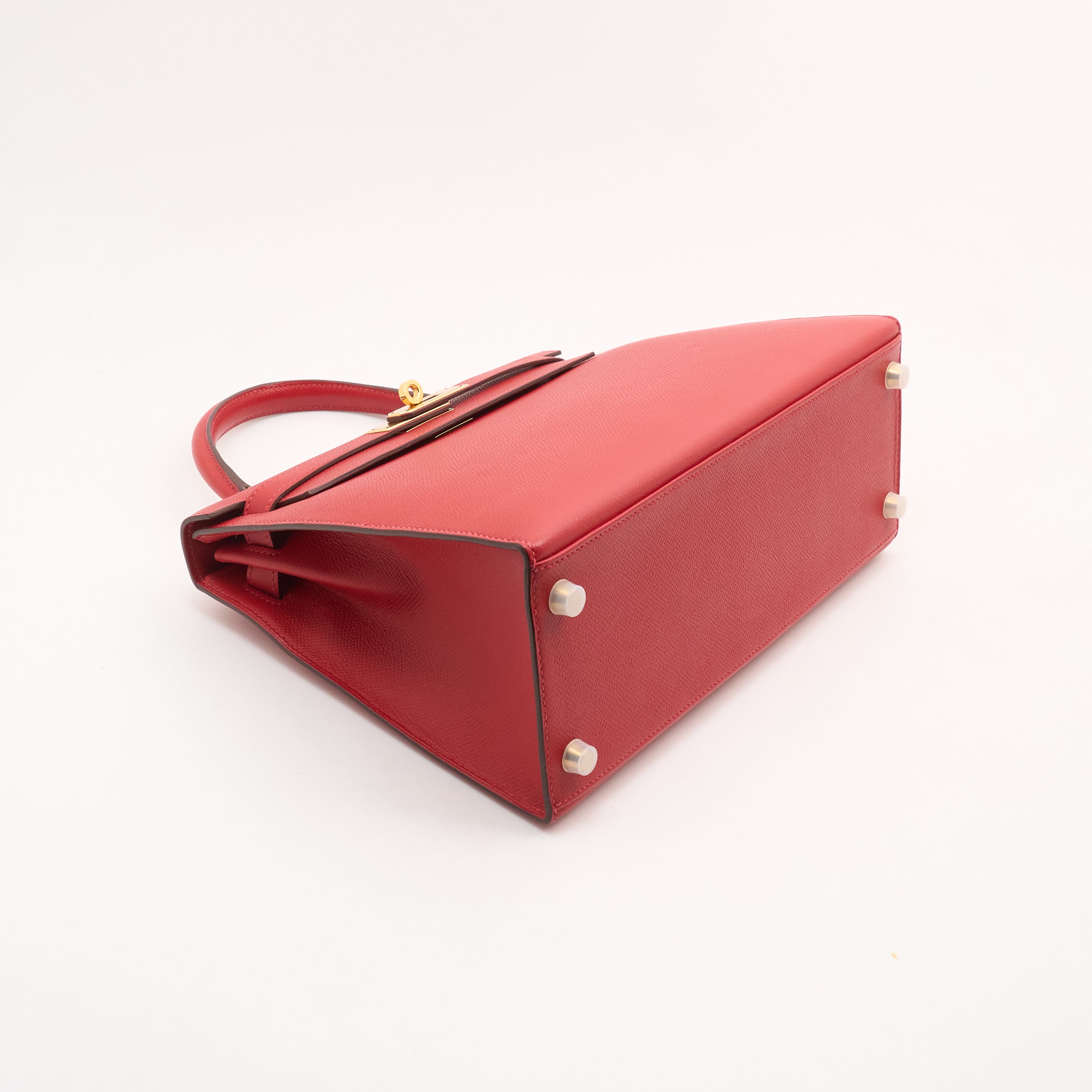 Hermes Kelly 28 Epsom Rouge Casaque (Stamp C 2018)