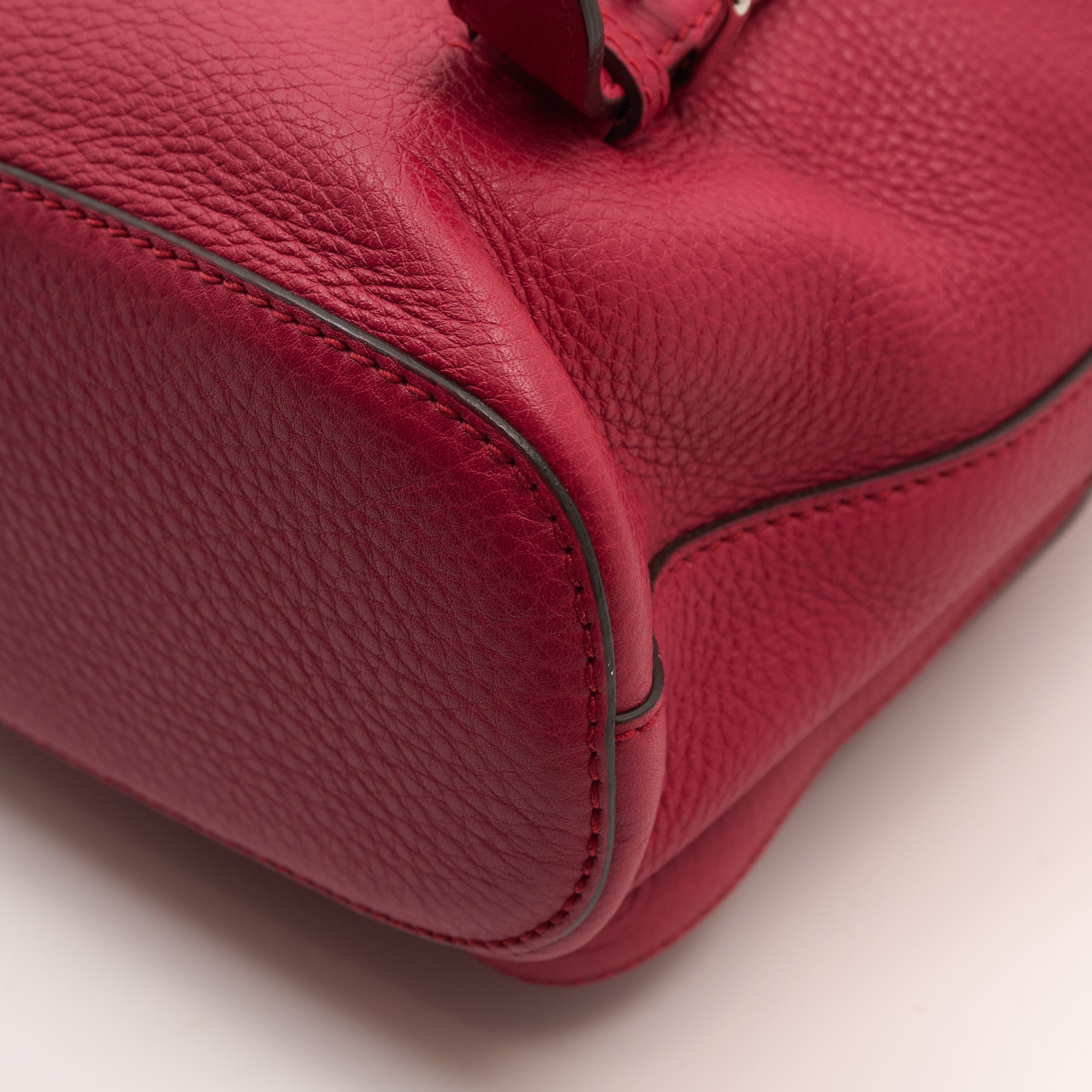 Gucci Pink Leather Backpack