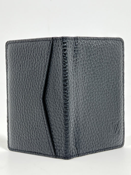 Louis Vuitton Leather Bi-fold in Black Wallet