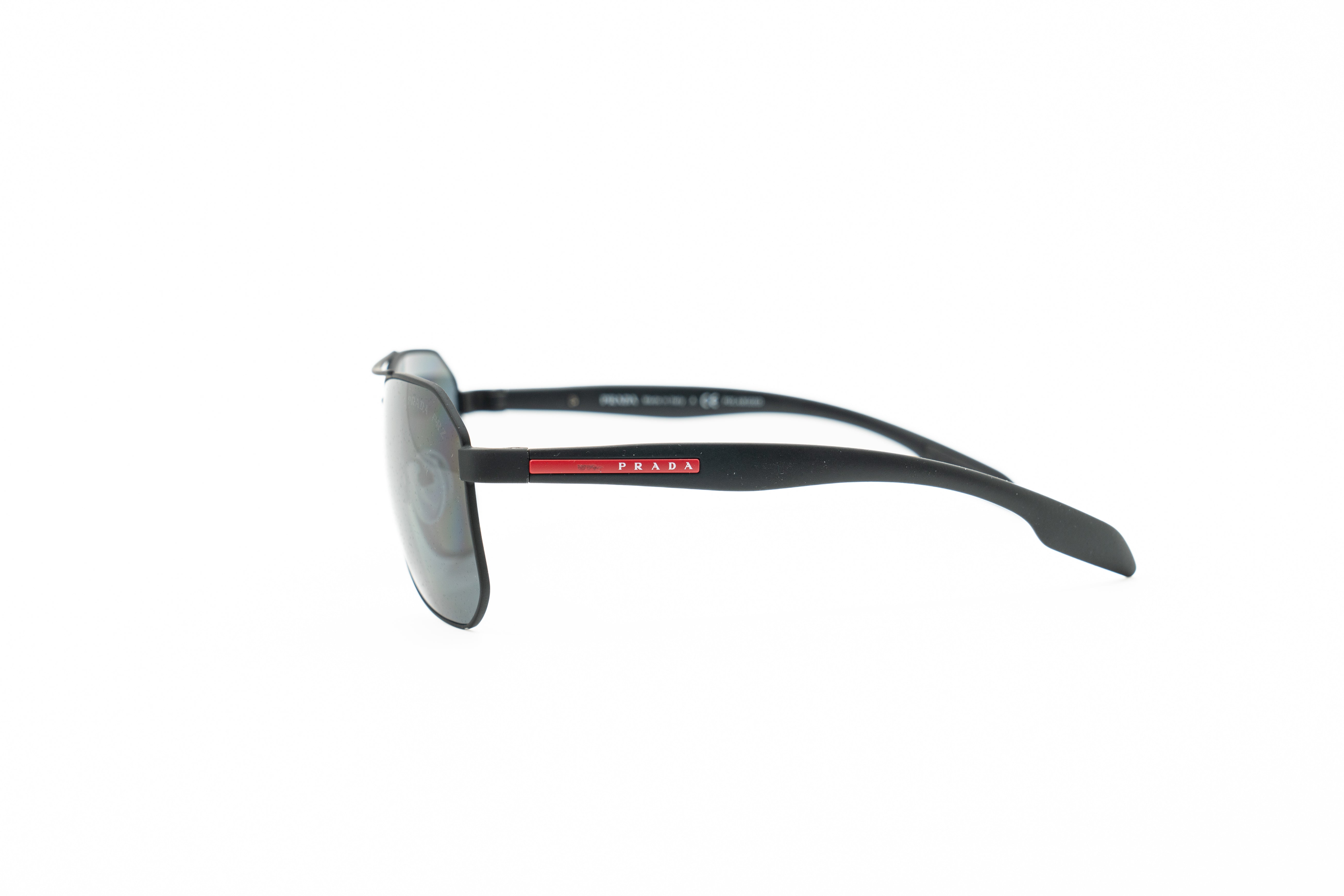 Prada DG0-5Z1 Stainless Steel Sunglasses in Black