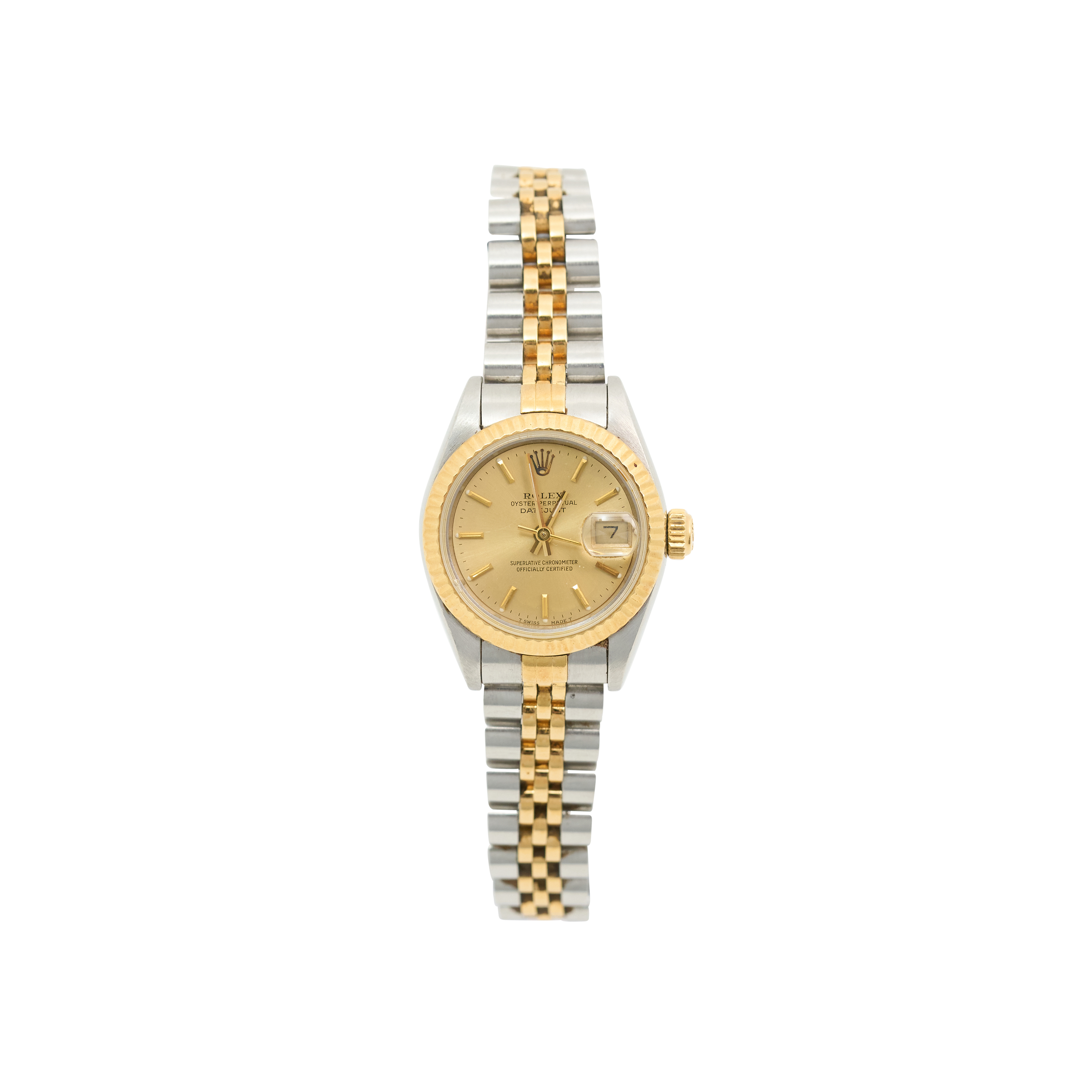 Rolex Ladies Datejust 26mm Champagne Diamond Dial