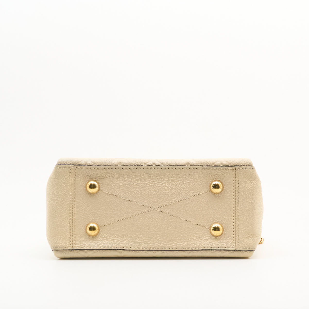 Louis Vuitton Surène BB Handbag in Cream Monogram Empreinte Leather