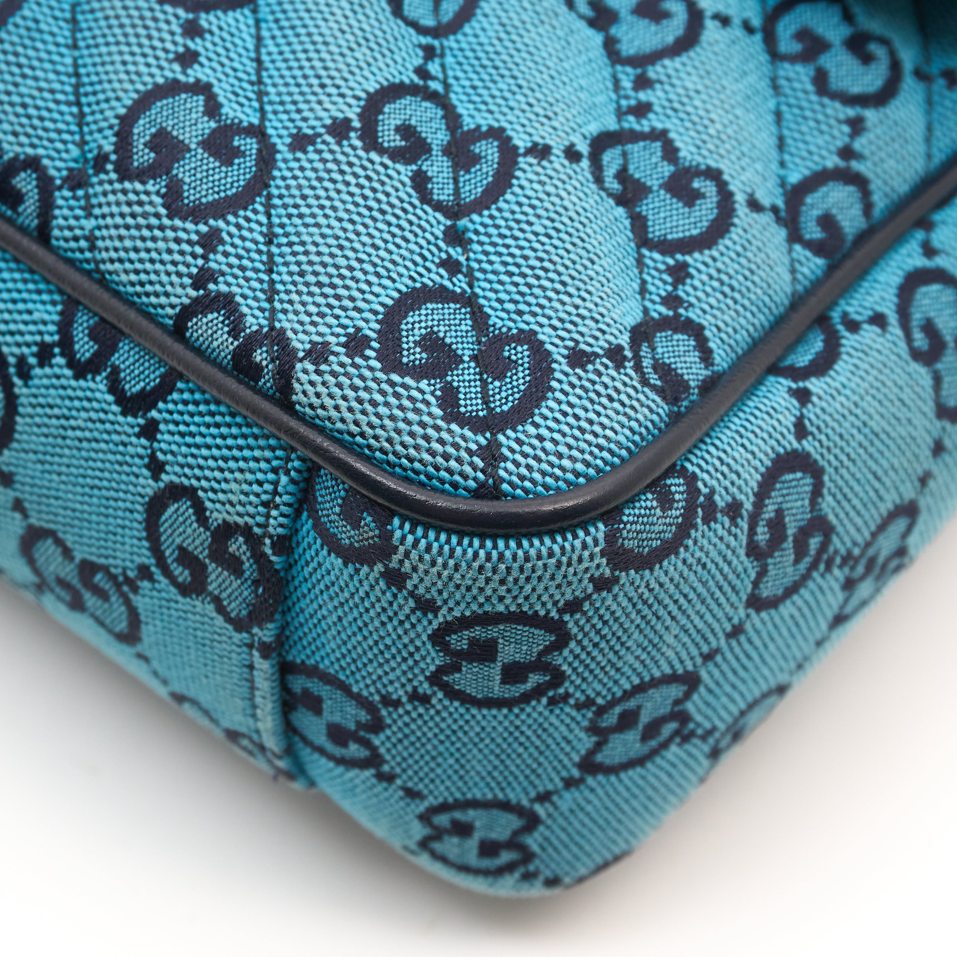 Gucci GG Canvas Diagonal Marmont Bag