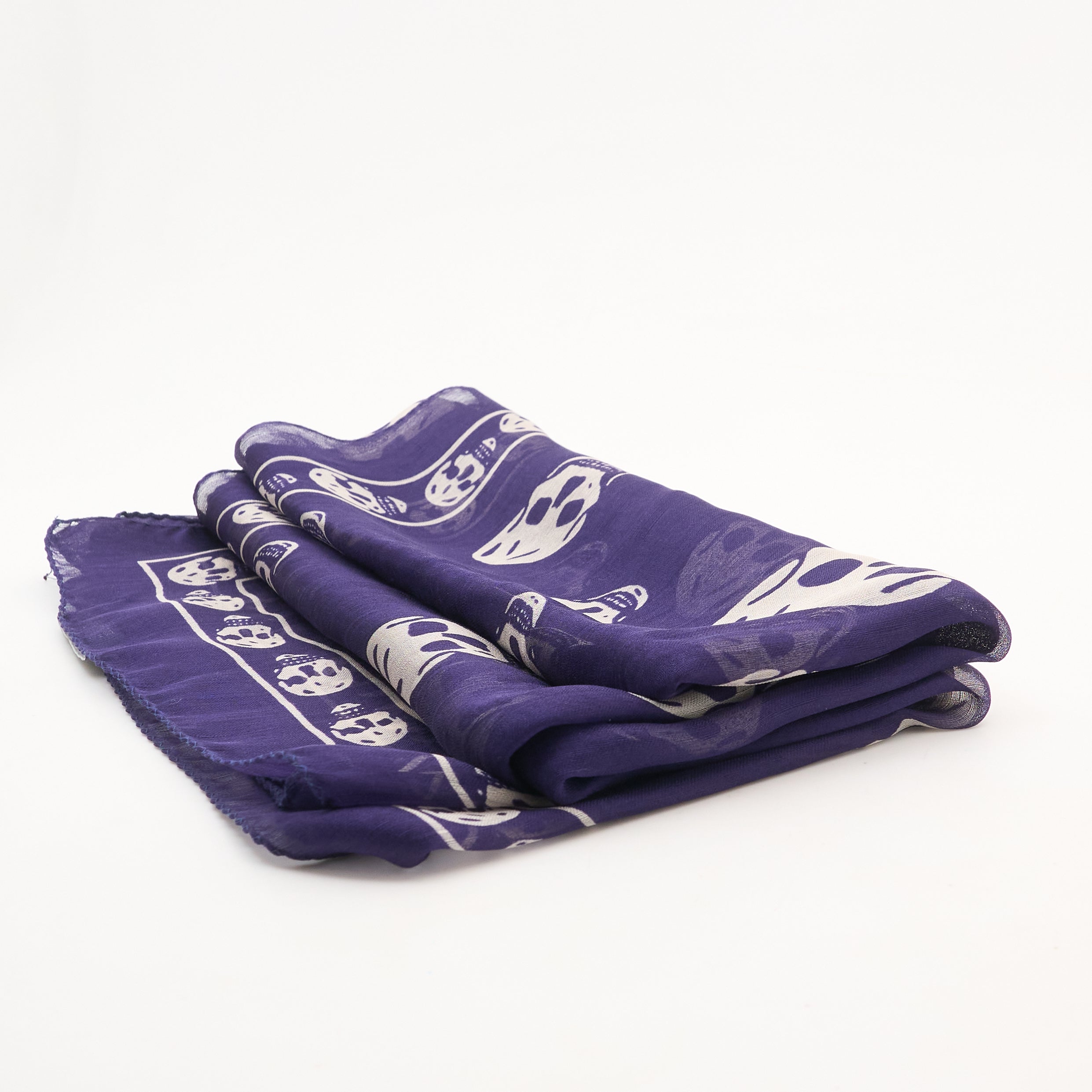 Alexander McQueen Skull Silk Scarf