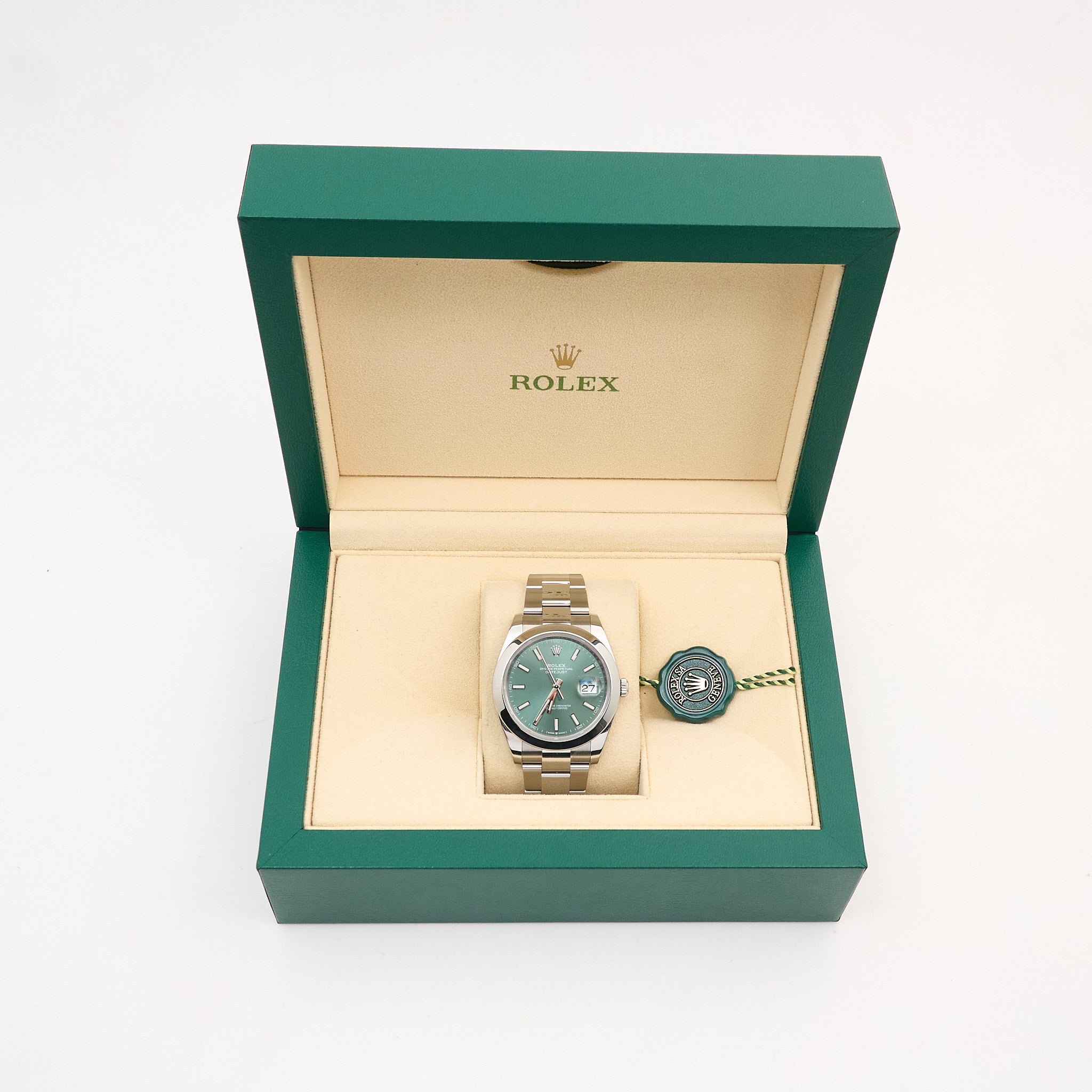 Rolex Datejust 41mm Mint Green Dial
