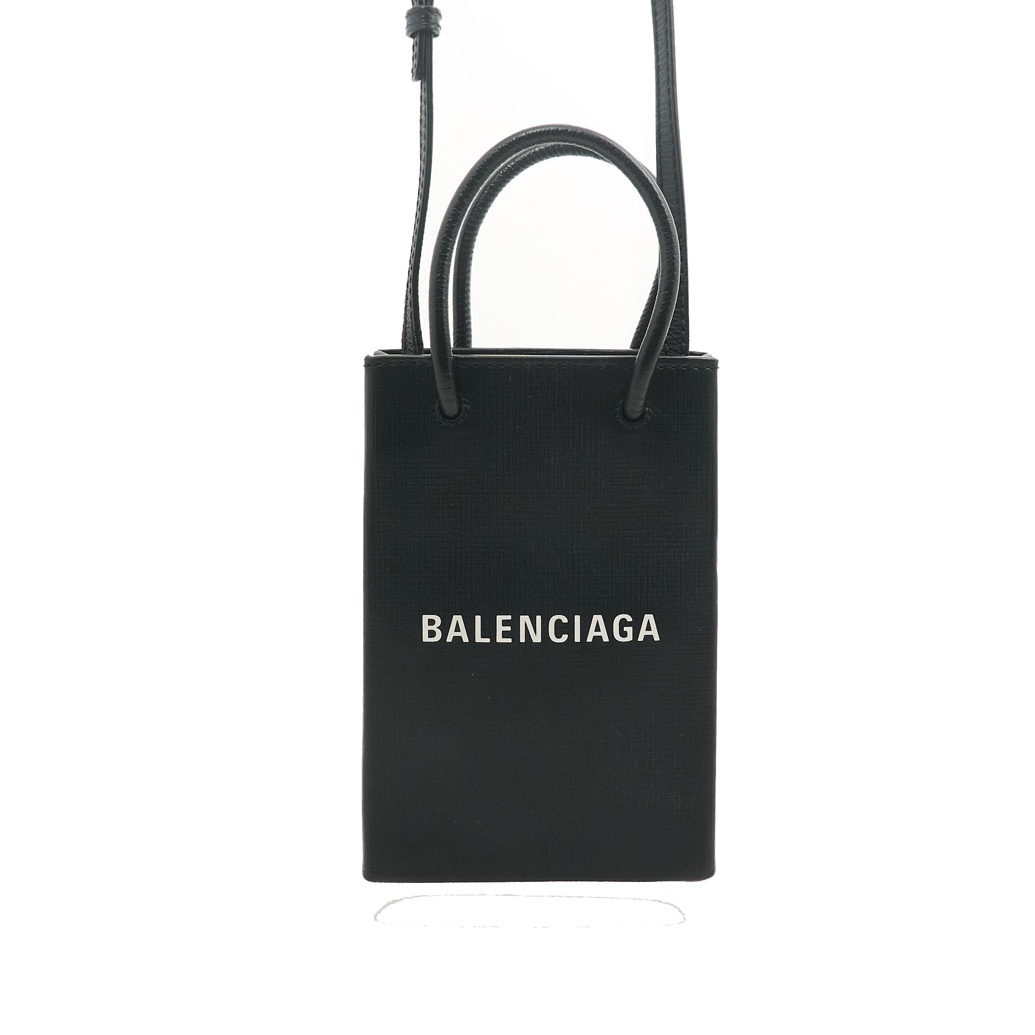 Balenciaga Phone Crossbody Bag Black