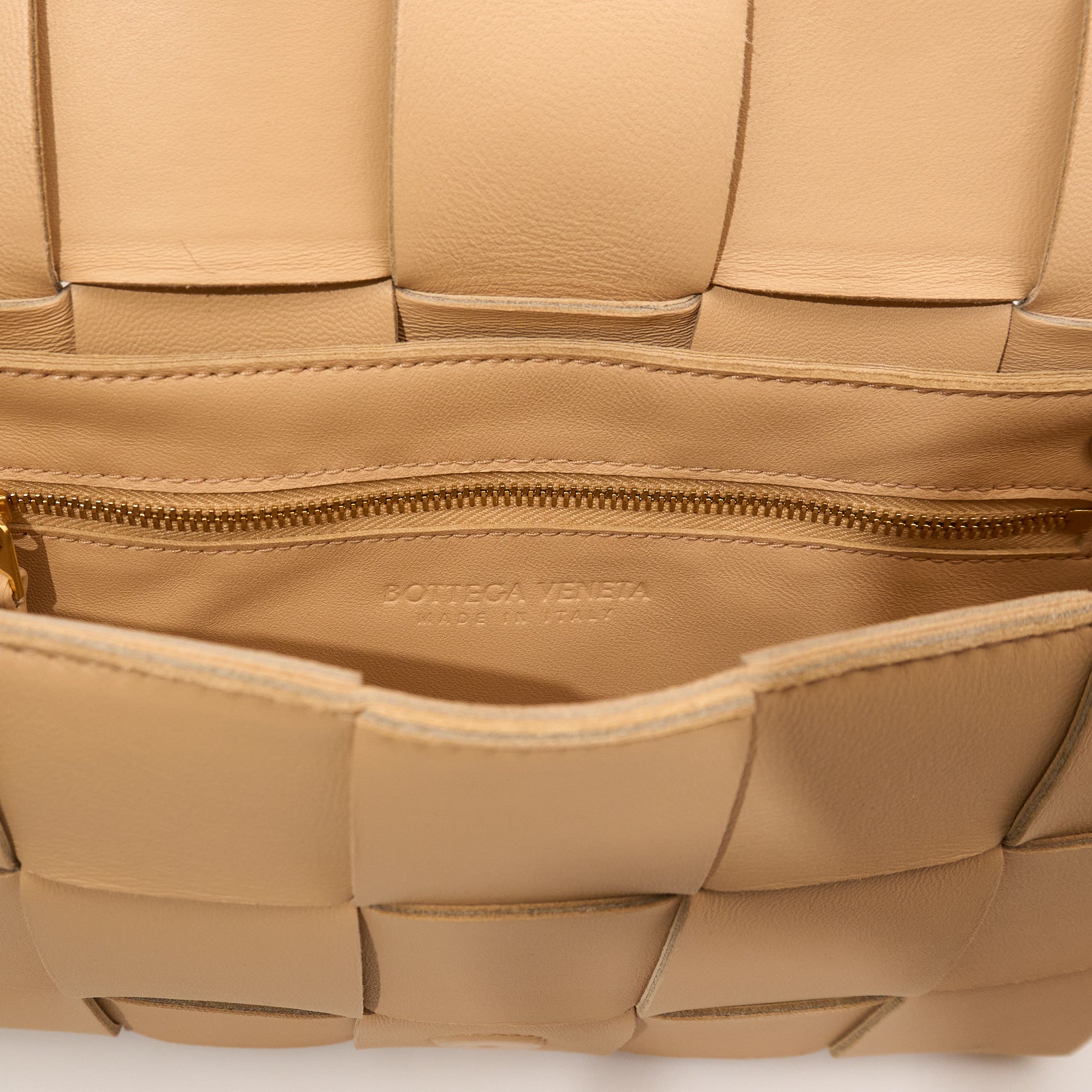 Bottega Veneta Cassette Beige Bag