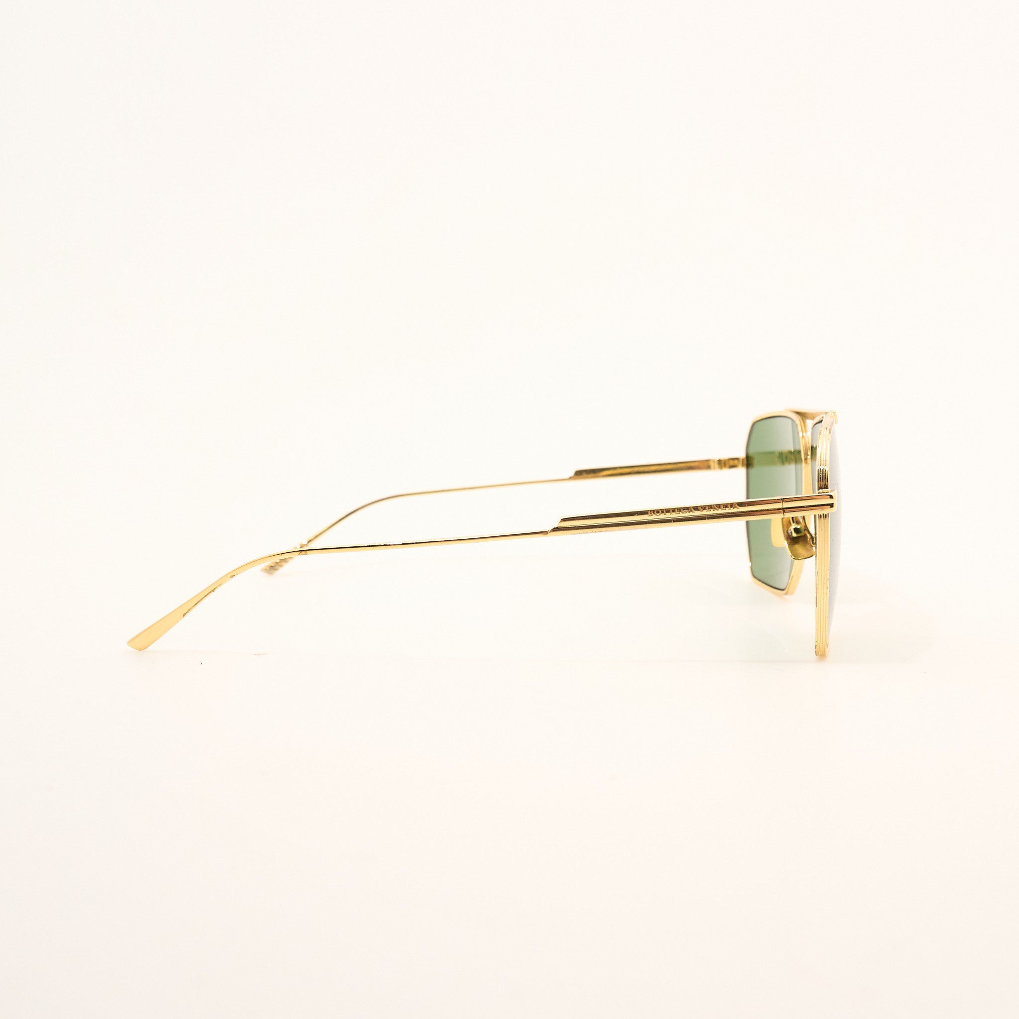 Bottega Veneta Gold Sunglasses