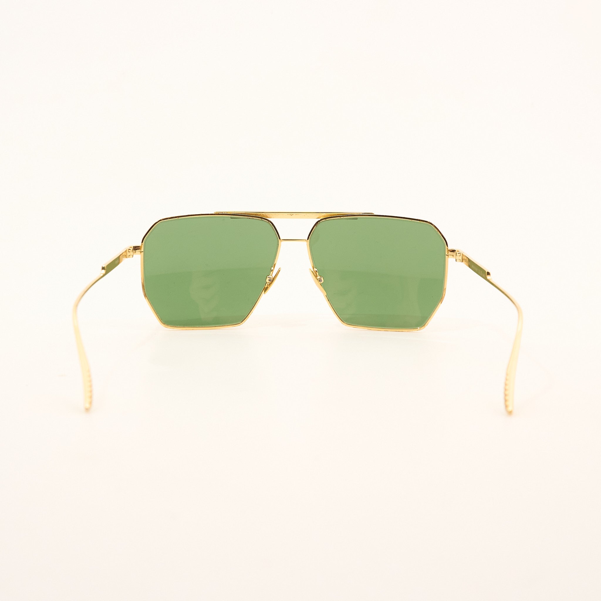 Bottega Veneta Gold Sunglasses