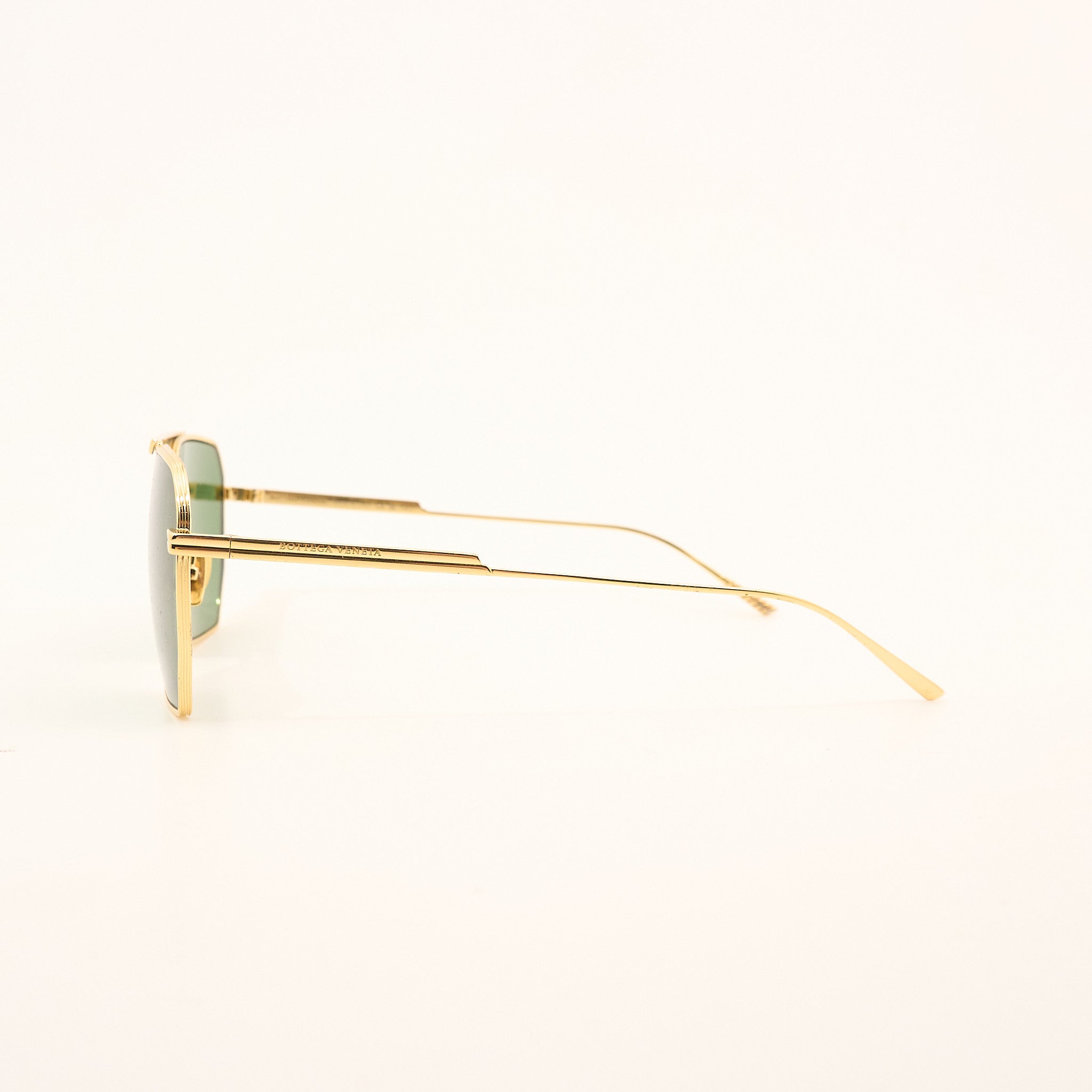 Bottega Veneta Gold Sunglasses