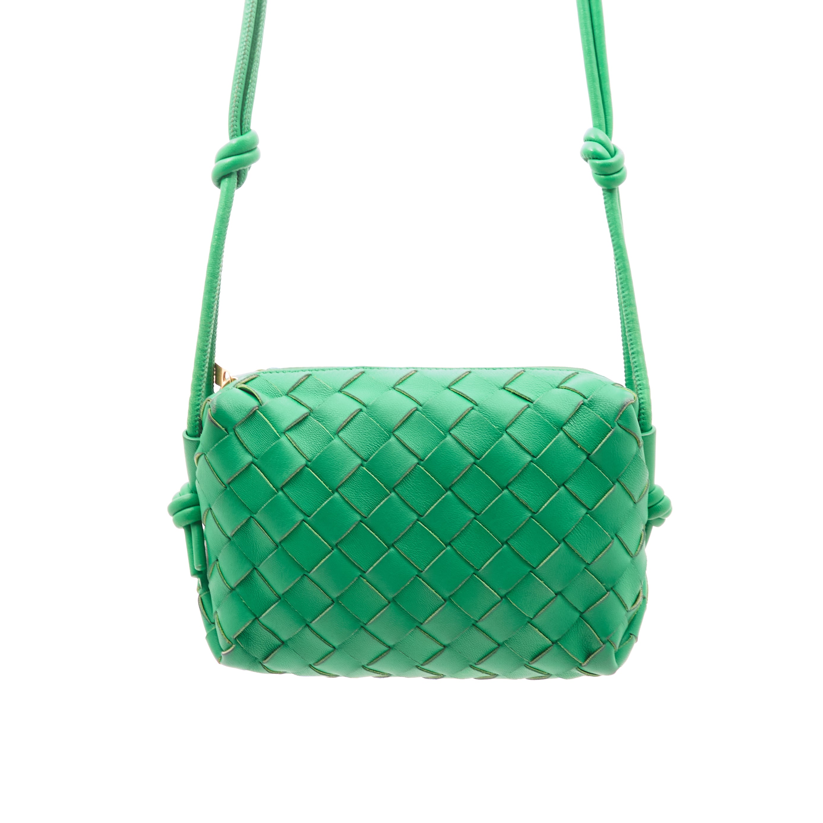 Bottega Veneta Mini Loop Green Camera Bag