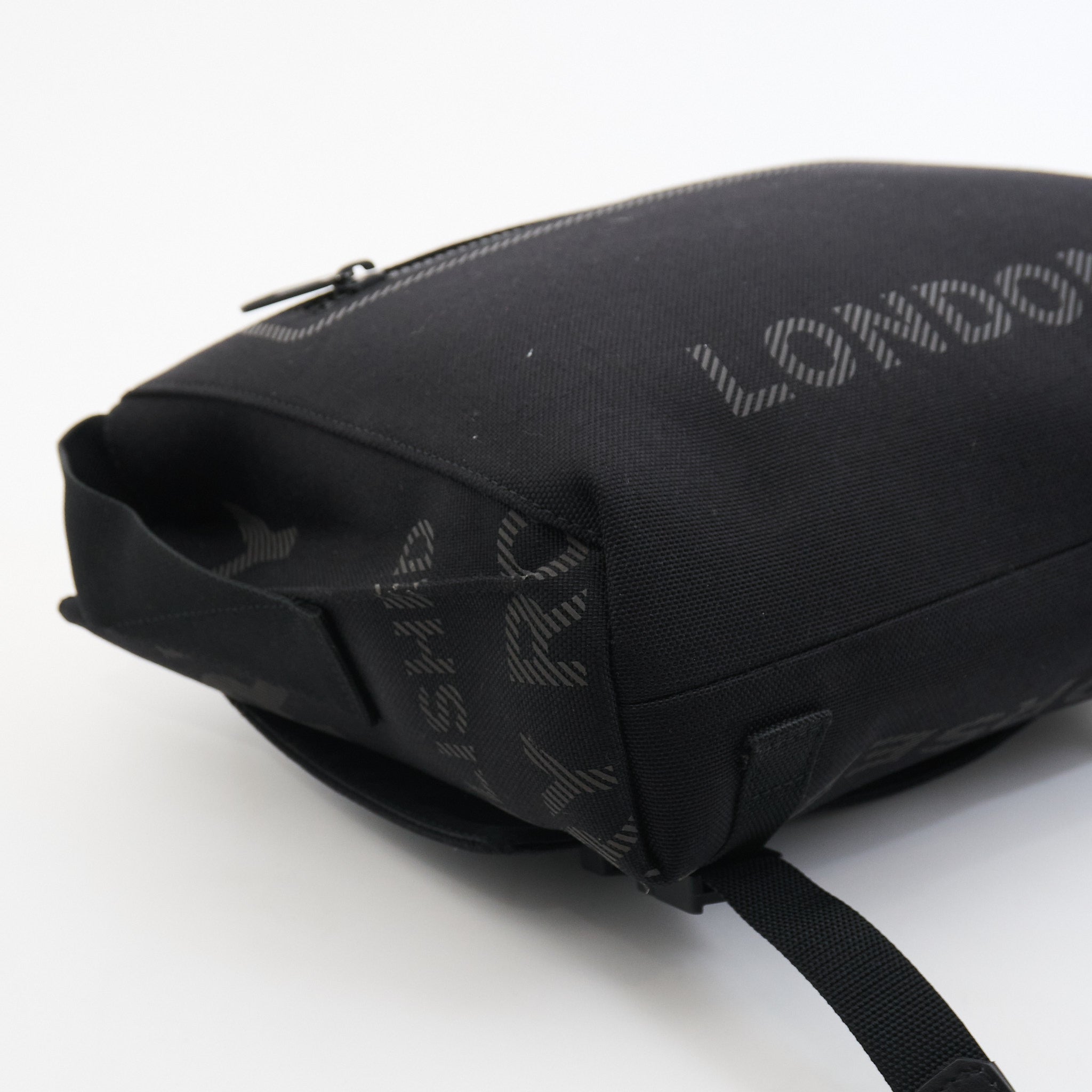 Burberry Canvas Horseferry Print Crossbody Bag in Black