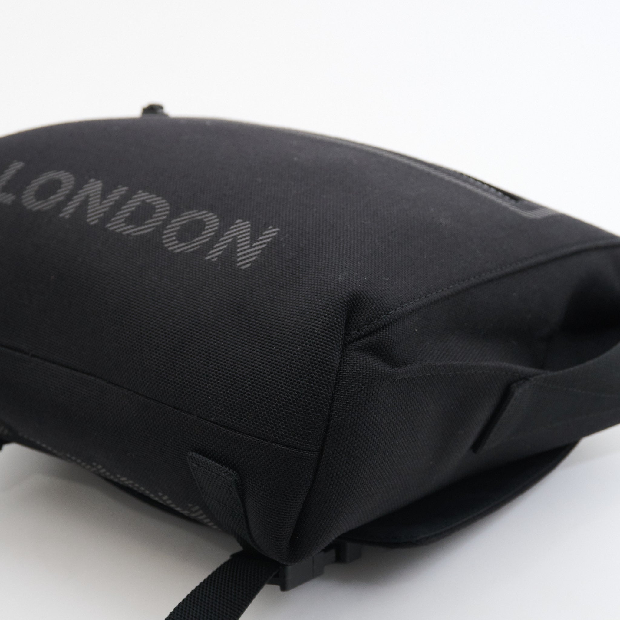 Burberry Canvas Horseferry Print Crossbody Bag in Black