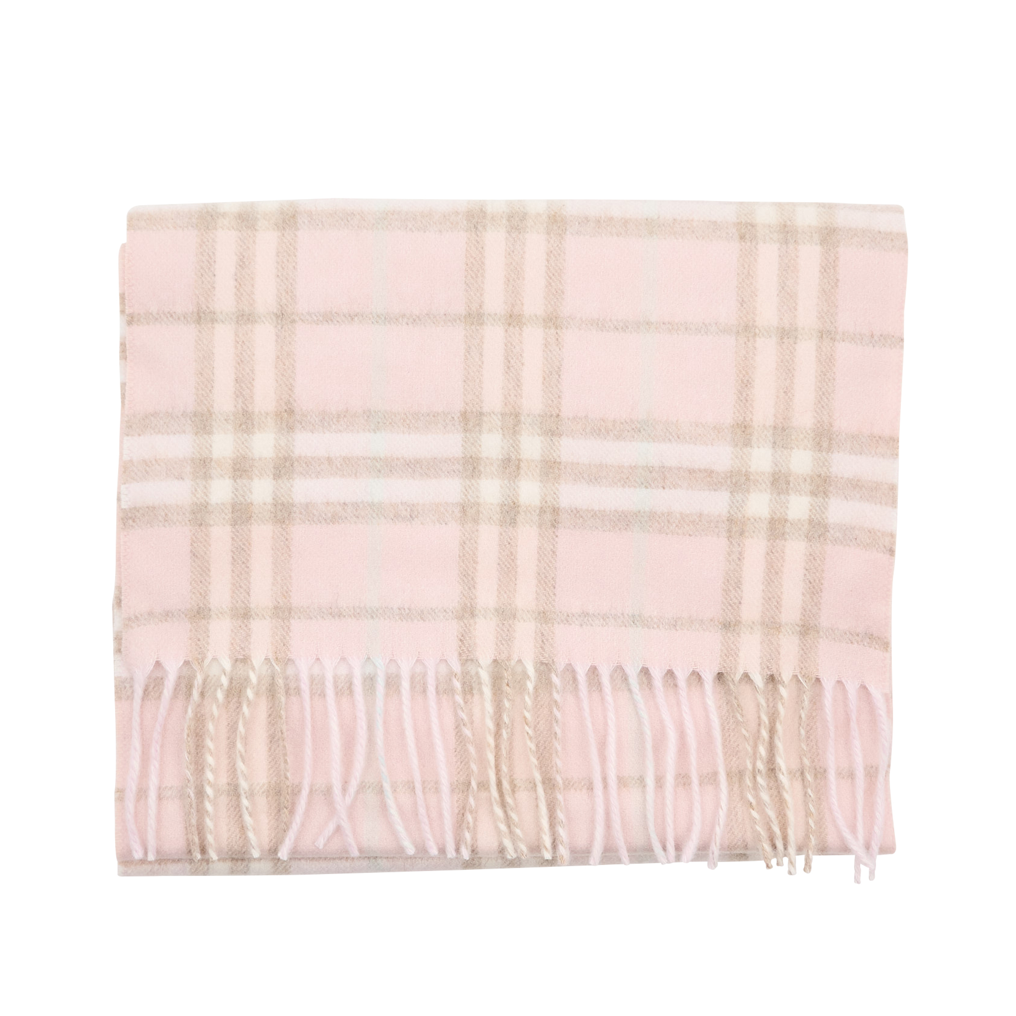 Burberry Cashmere Scarf Pastel Pink