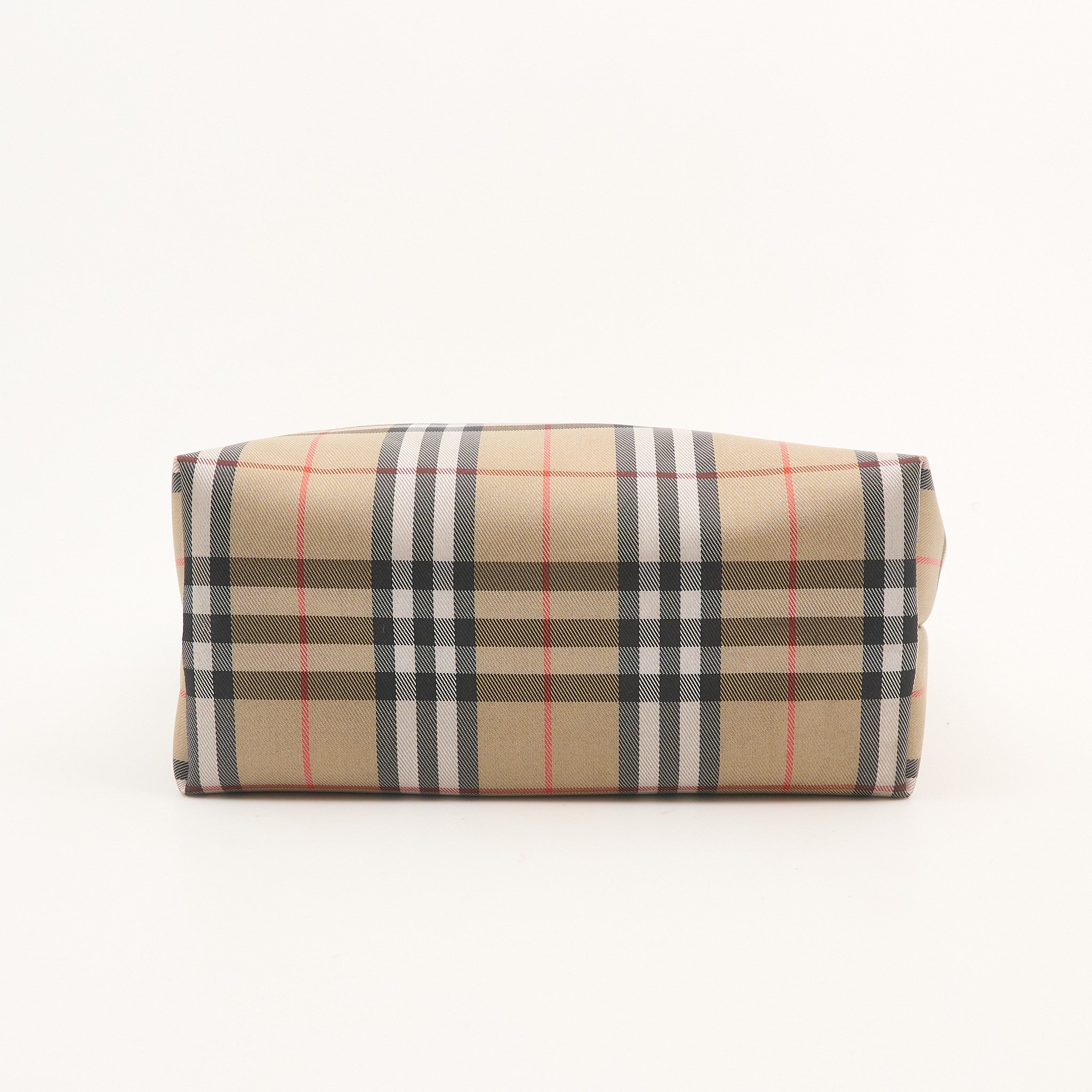 Burberry Check Canvas Pouch Bag
