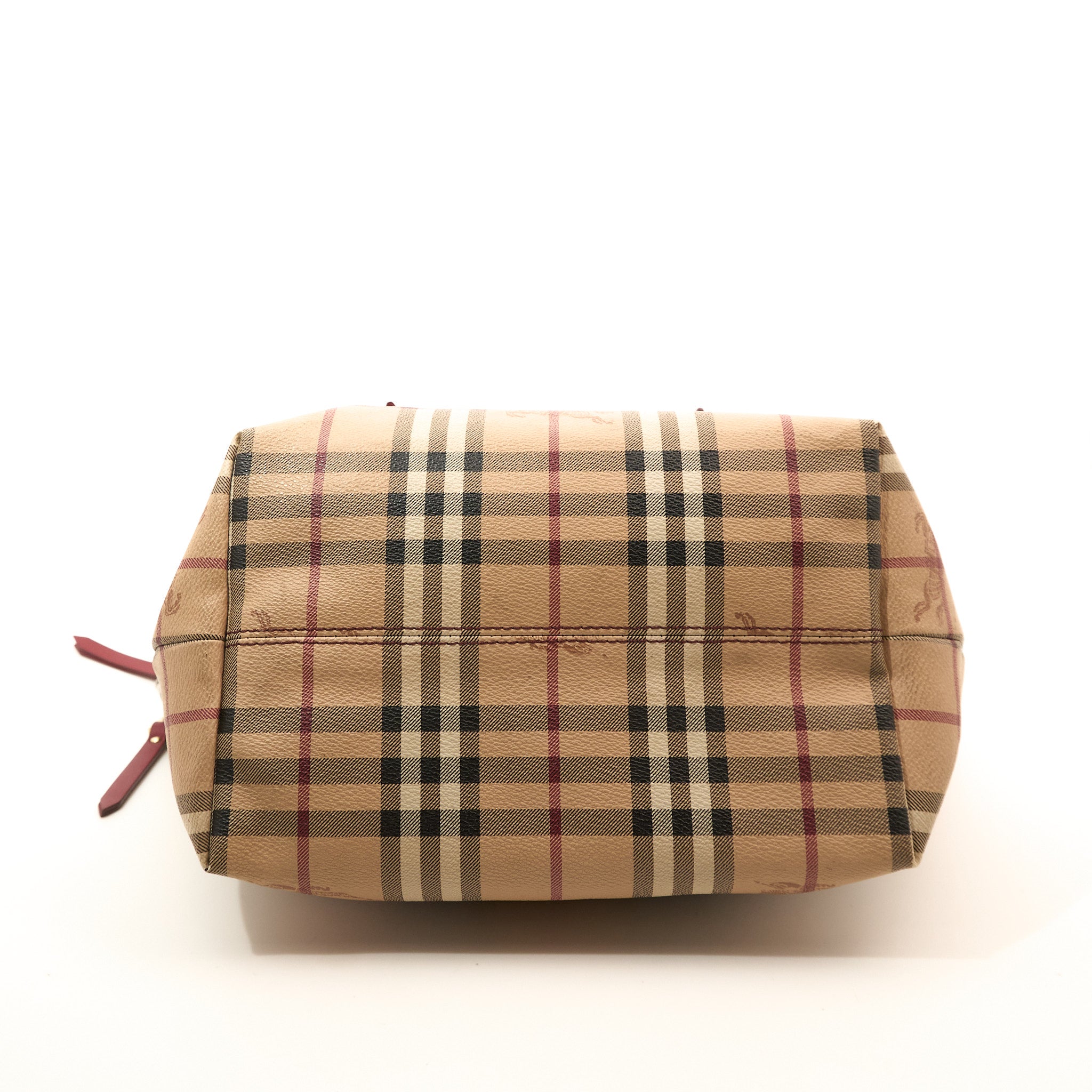 Burberry Check & Leather Tote