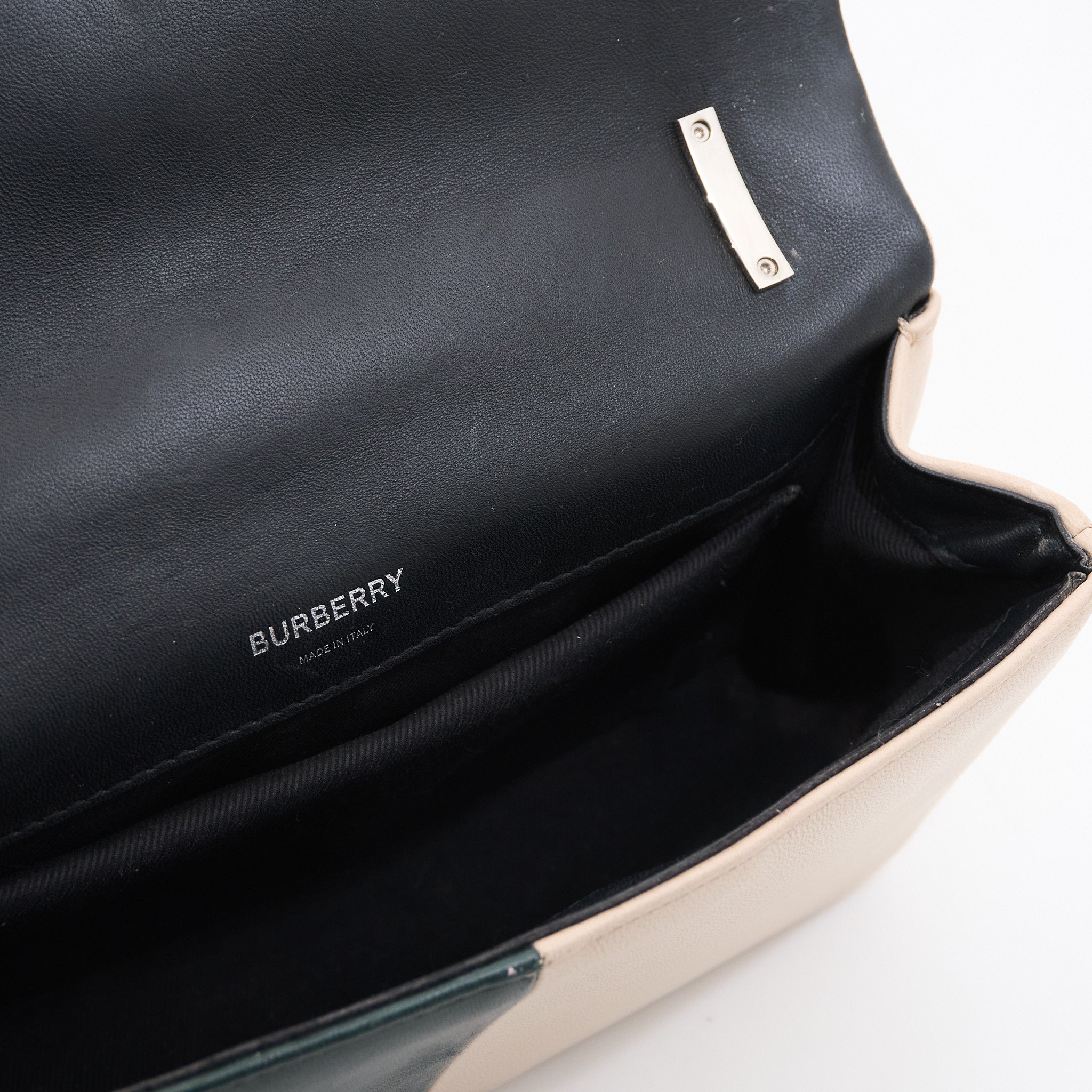 Burberry Leather Quilted Crossbody in Orange and Red