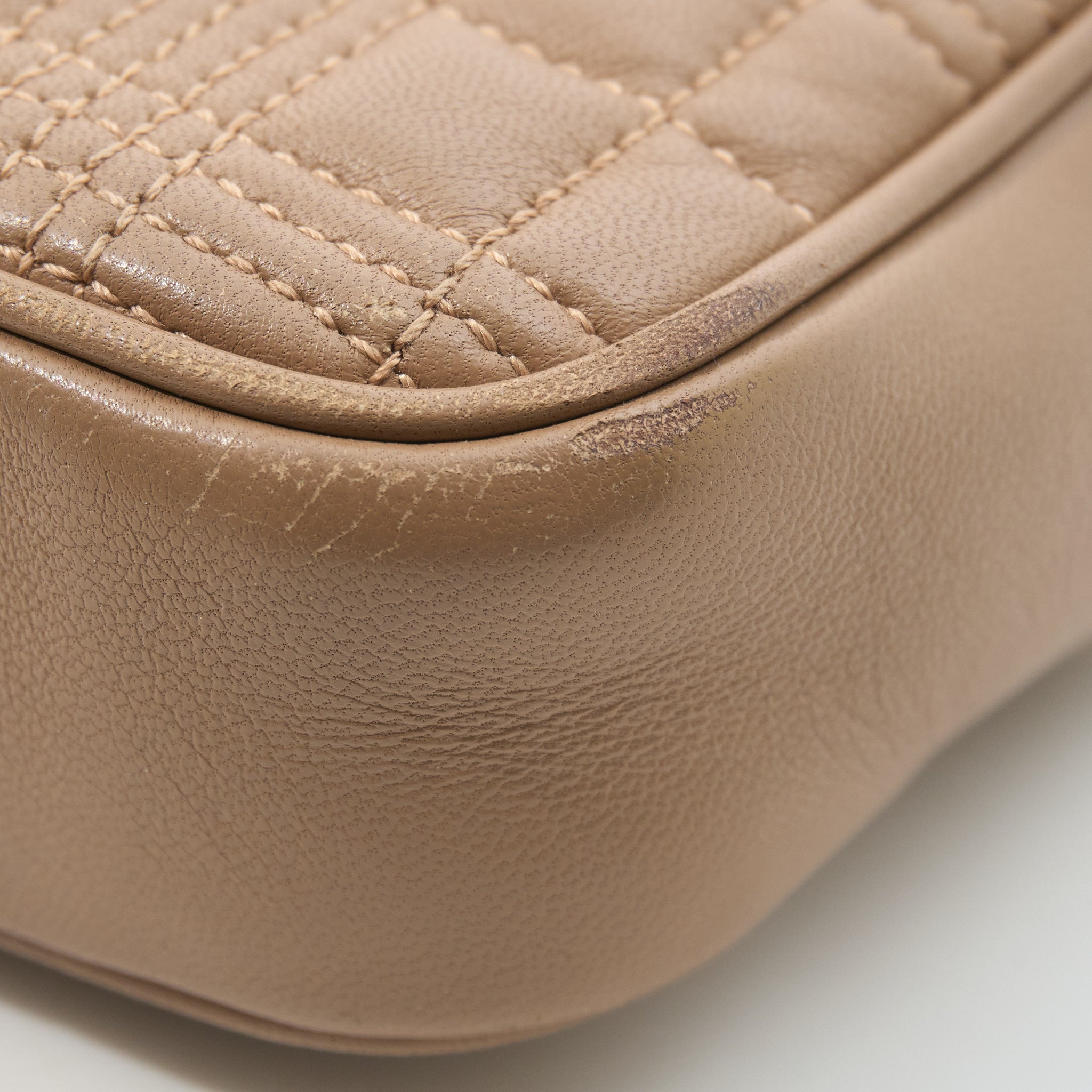 Burberry Quilted Leather TB Camera Crossbody Bag