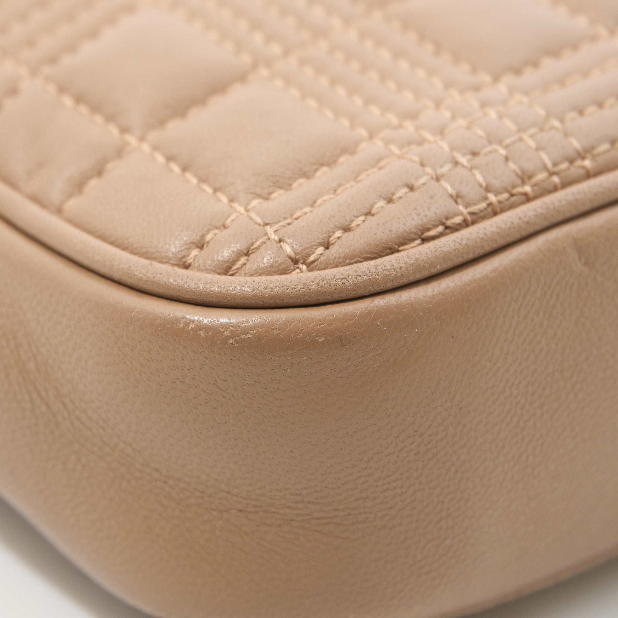 Burberry Quilted Leather TB Camera Crossbody Bag