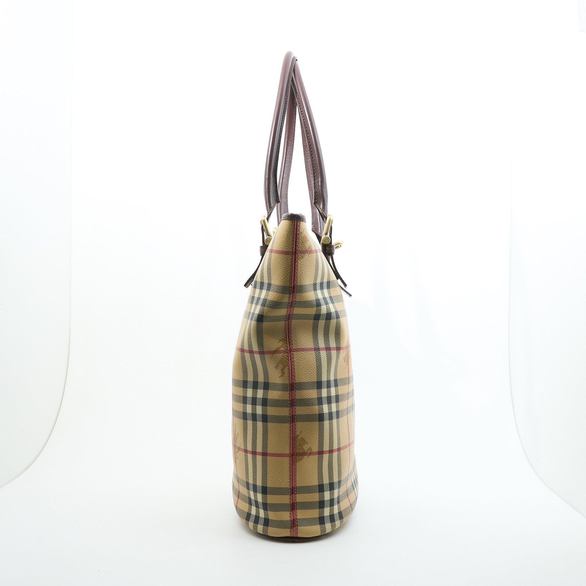 Burberry Haymarket Check Tote Bag