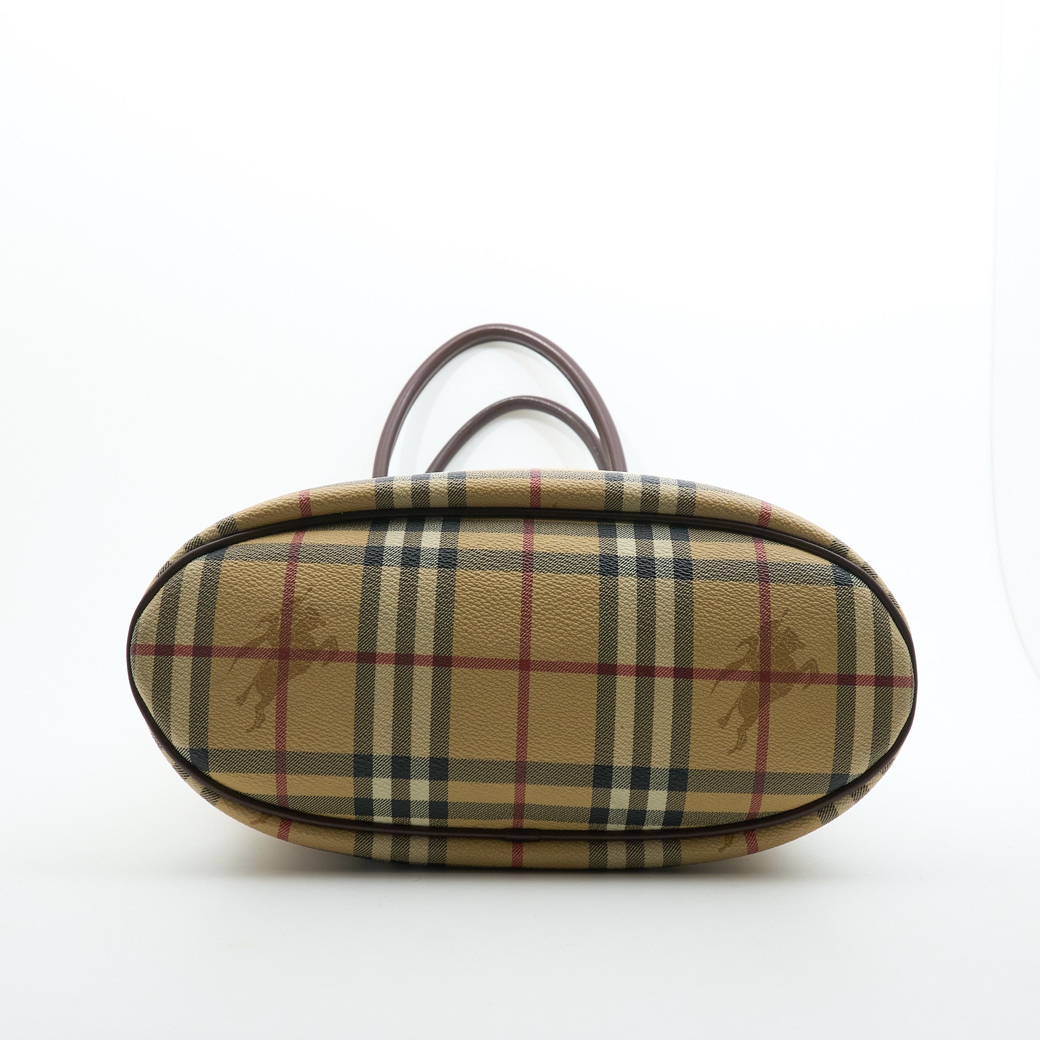 Burberry Haymarket Check Tote Bag