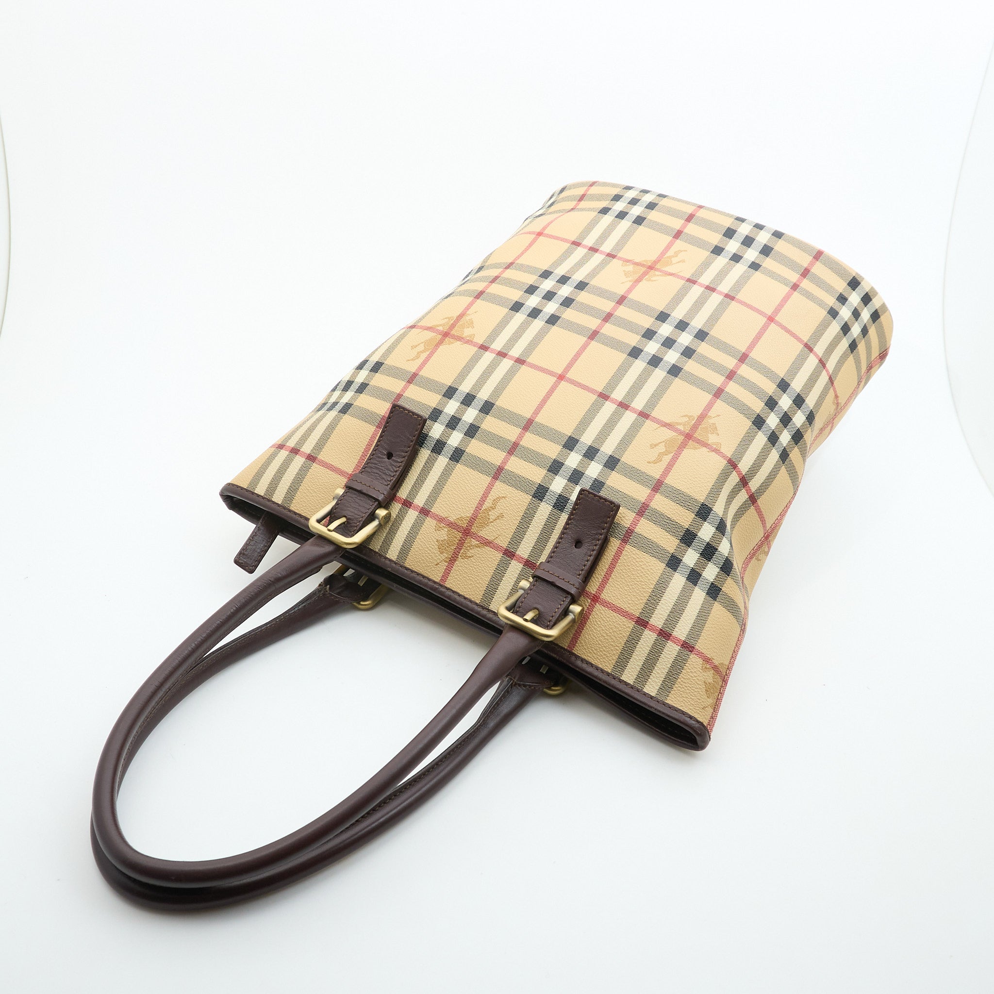 Burberry Haymarket Check Tote Bag