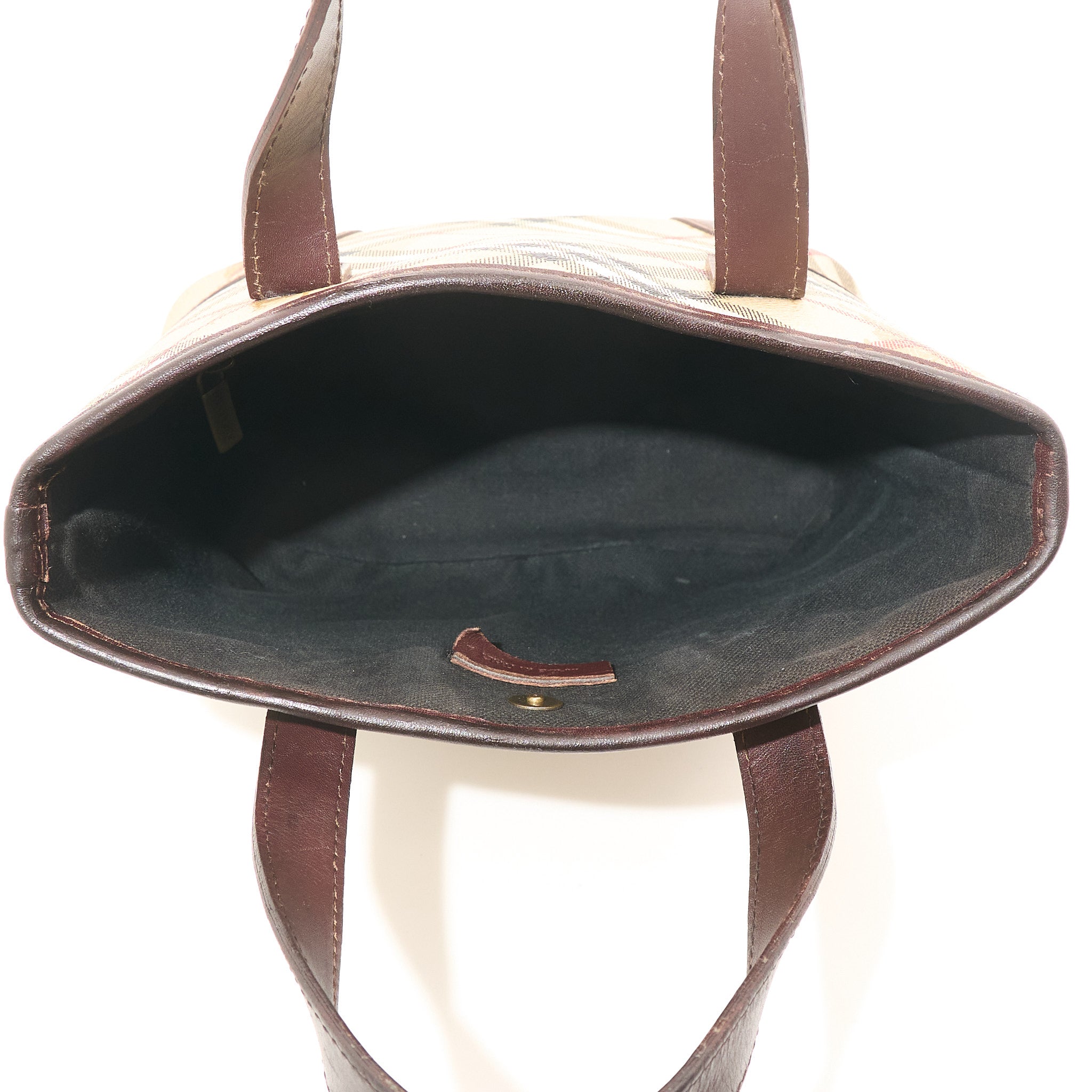 Burberry Check Tote Bag