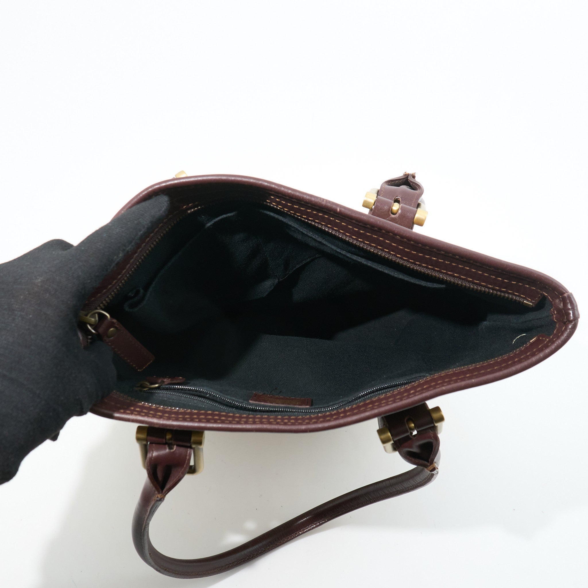 Burberry Haymarket Check Tote Bag