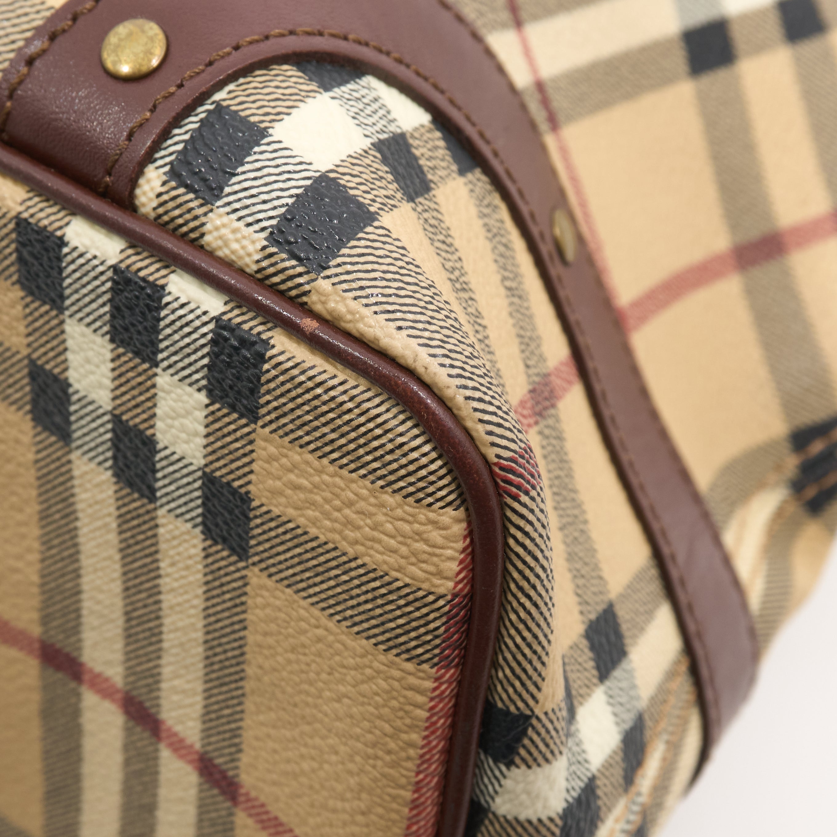 Burberry Check Tote Bag