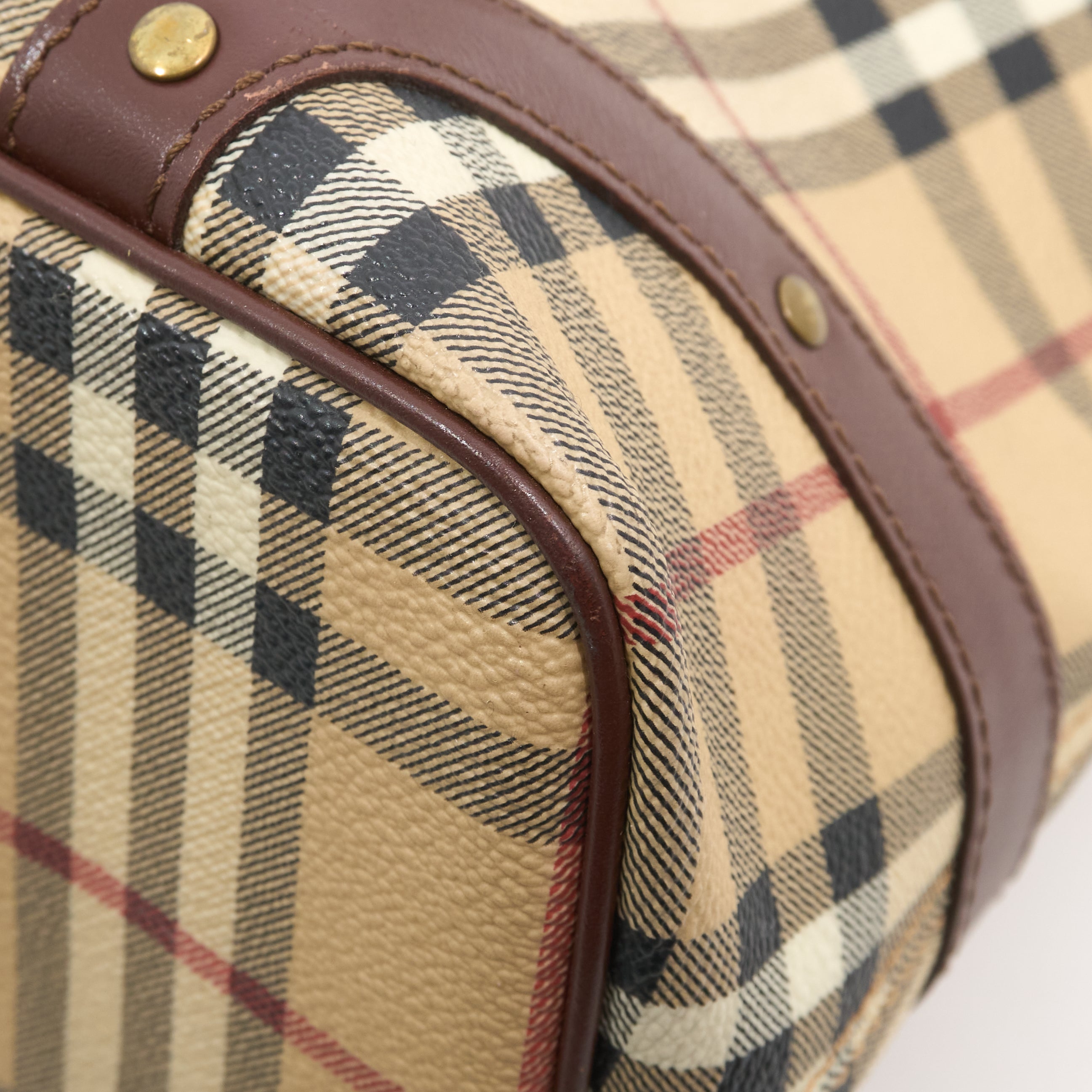 Burberry Check Tote Bag