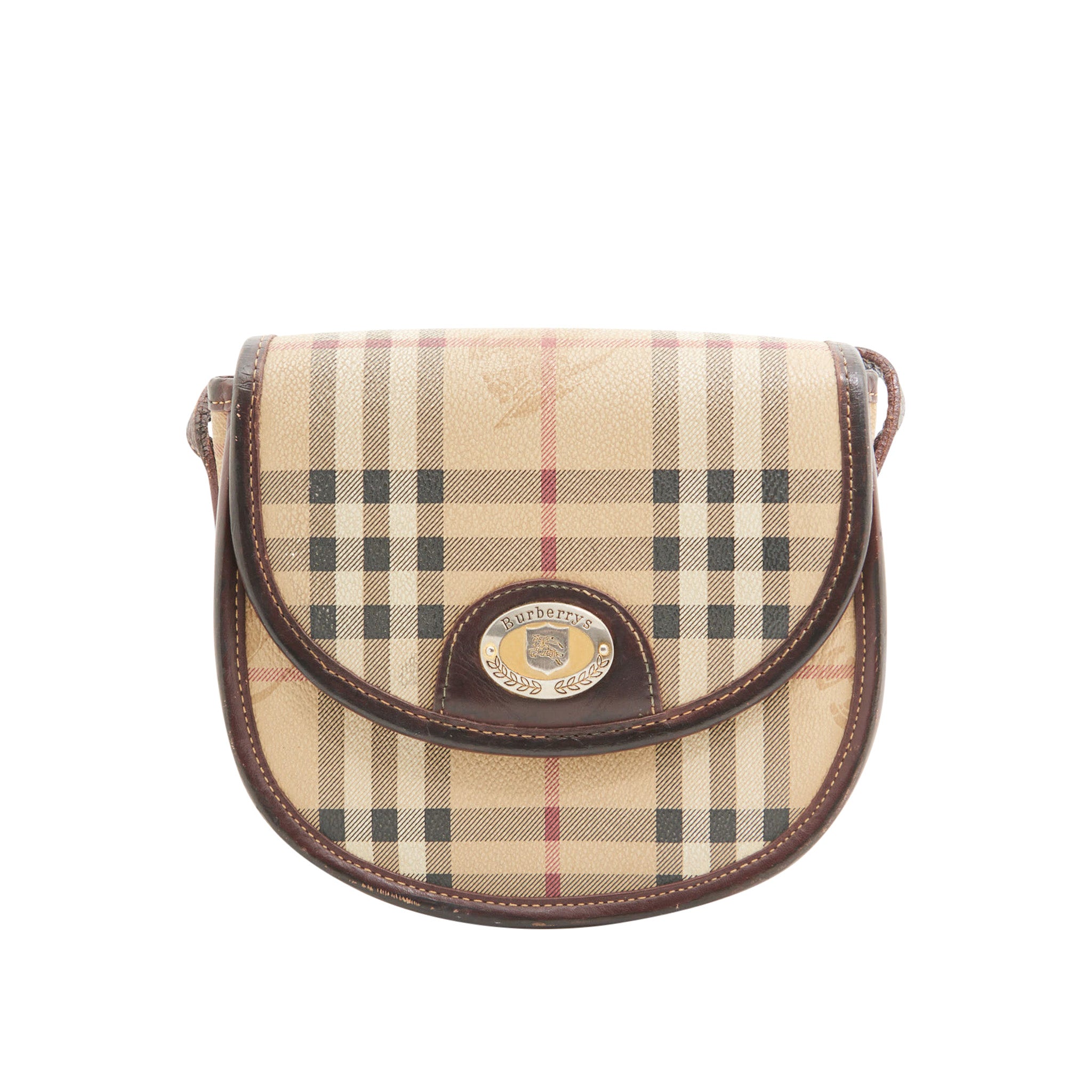 Burberry Vintage Canvas Mini Crossbody in Check Canvas