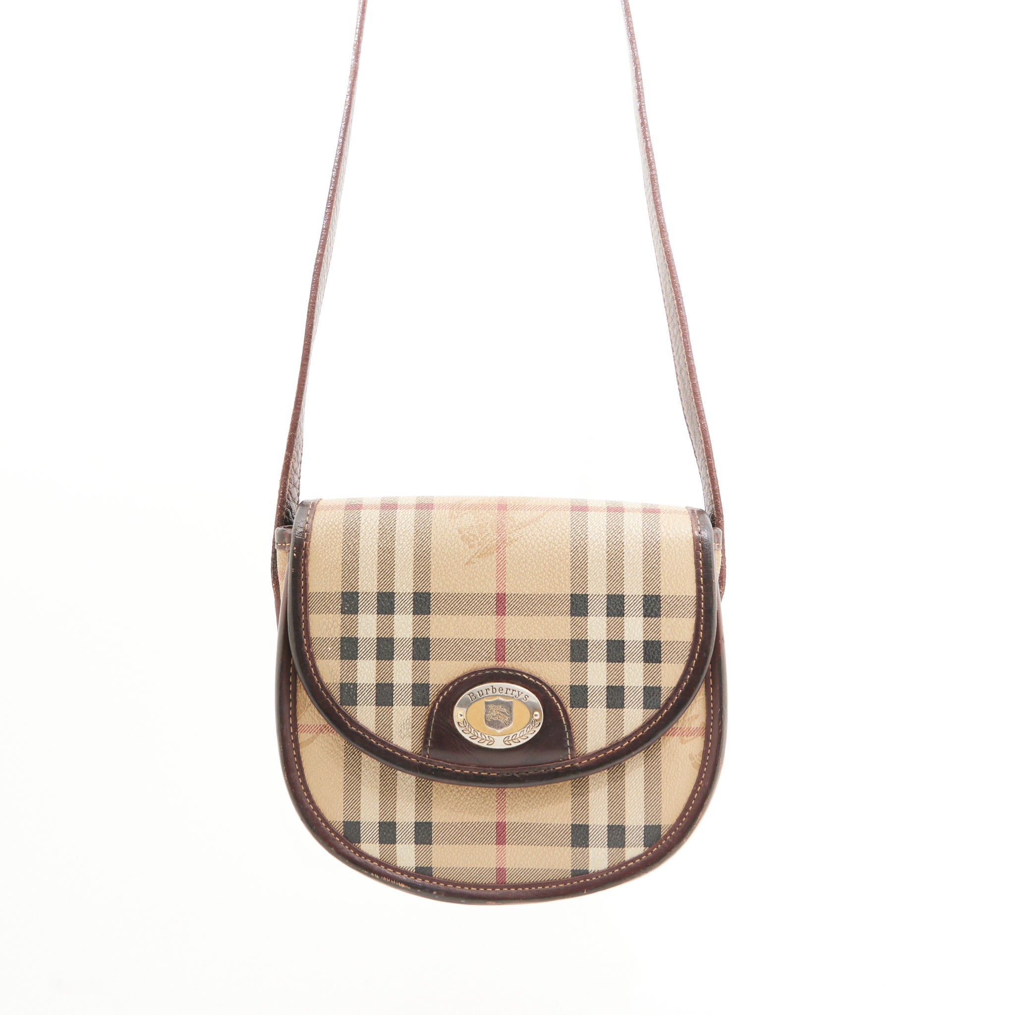 Burberry Vintage Canvas Mini Crossbody in Check Canvas