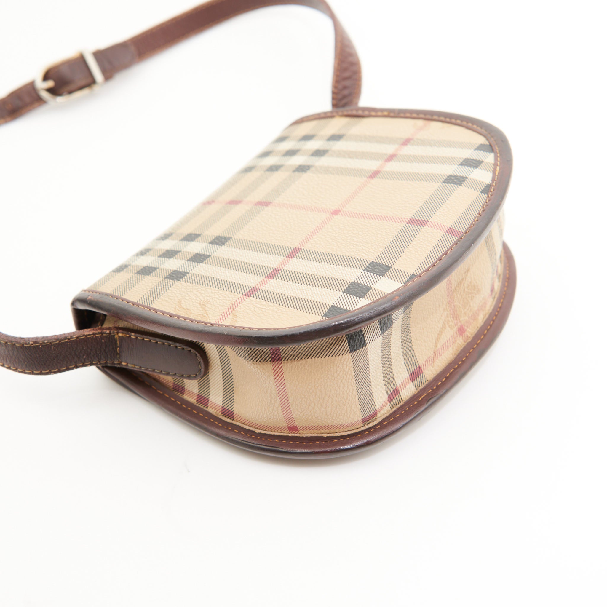 Burberry Vintage Canvas Mini Crossbody in Check Canvas