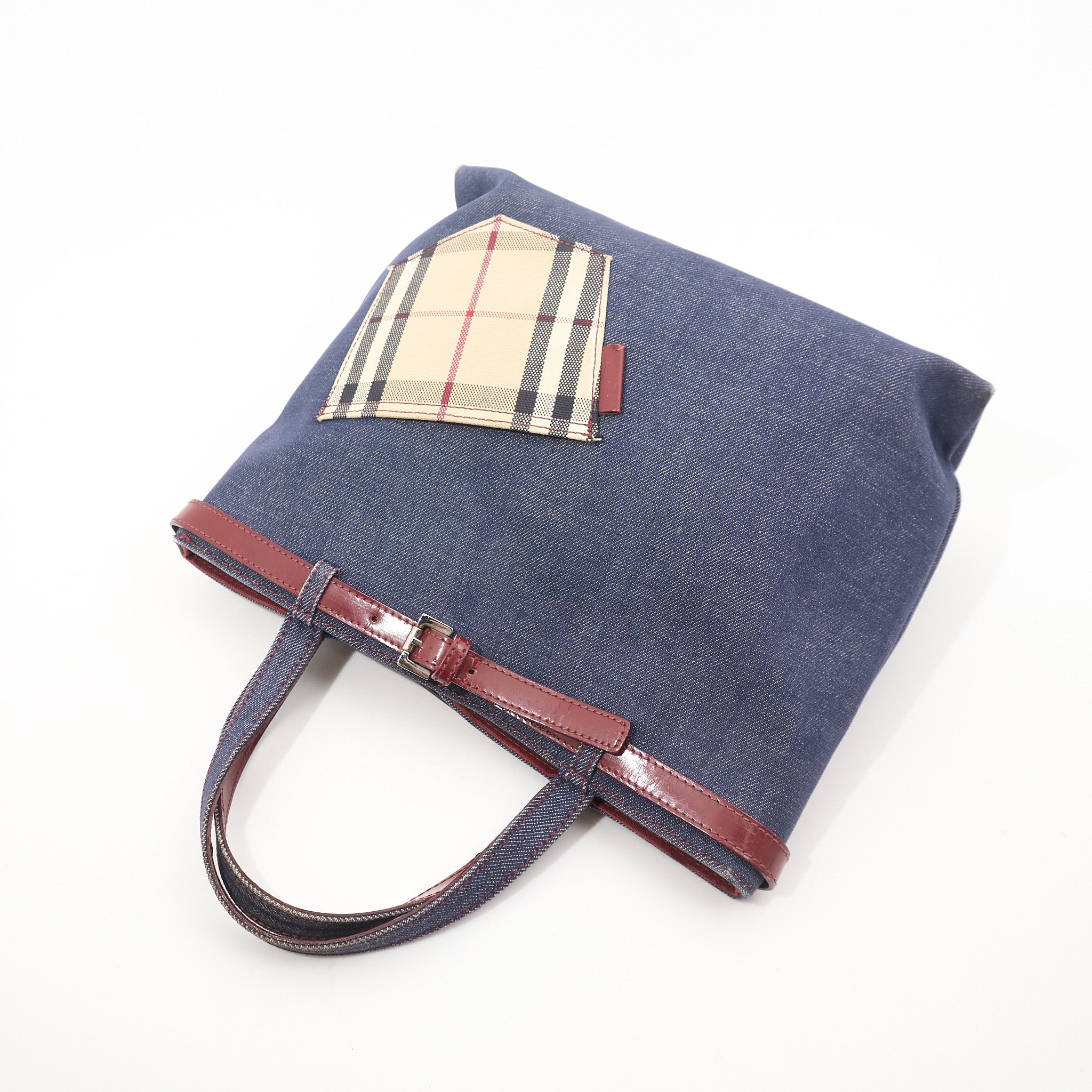 Burberry Vintage Denim Jean Tote