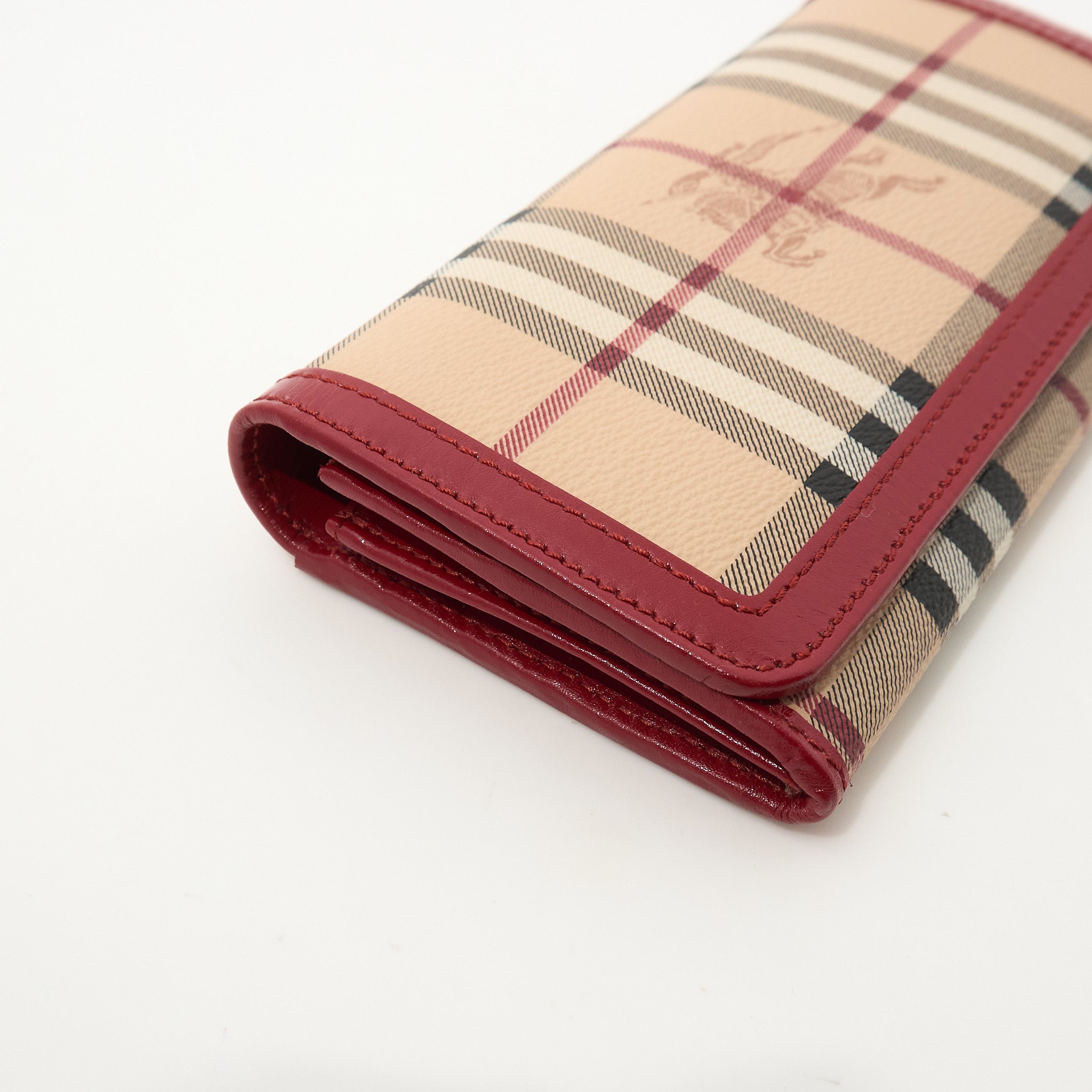 Burberry Check Canvas Wallet