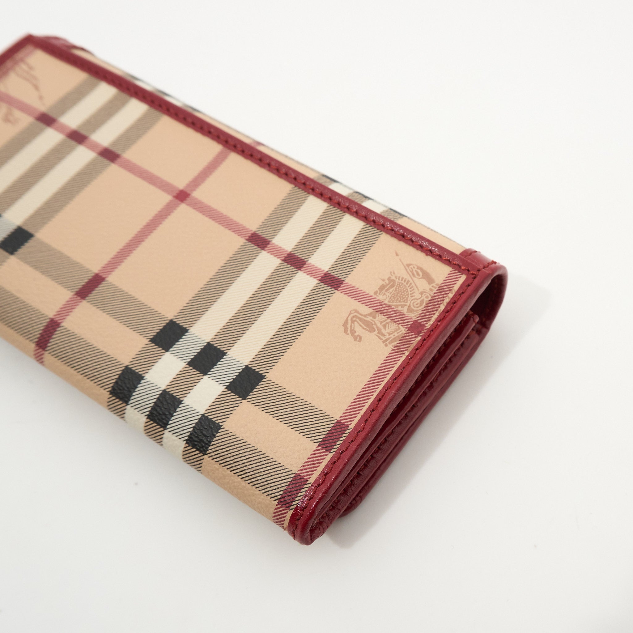 Burberry Check Canvas Wallet
